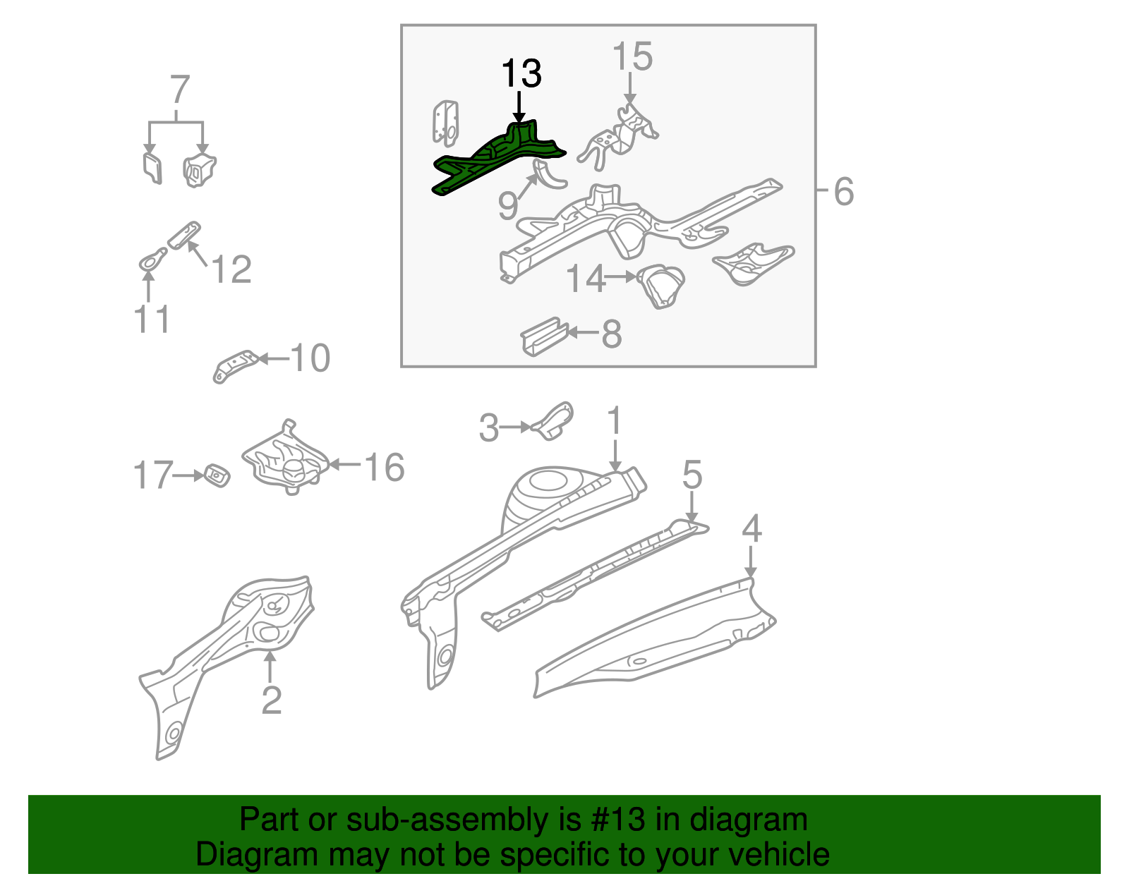 Cover Plate - Volkswagen (1J0-804-105-C)