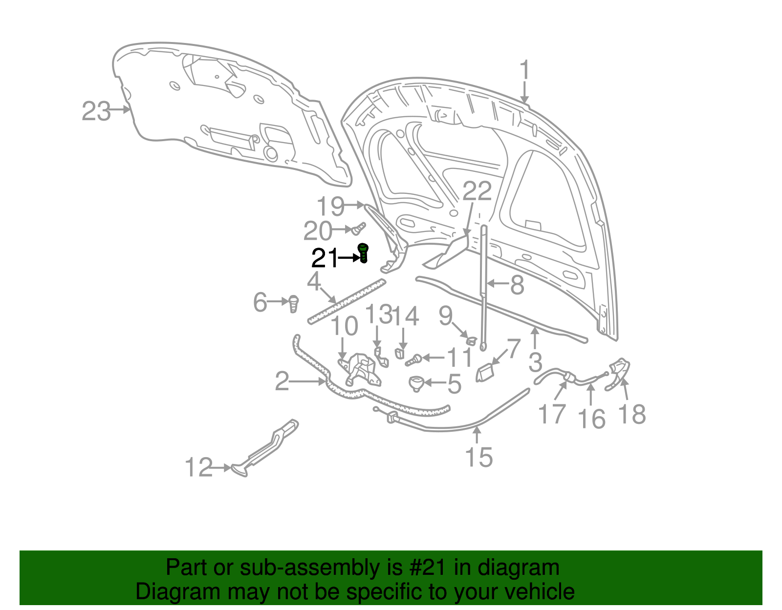Hinge Bolt - Volkswagen (N-903-042-03)