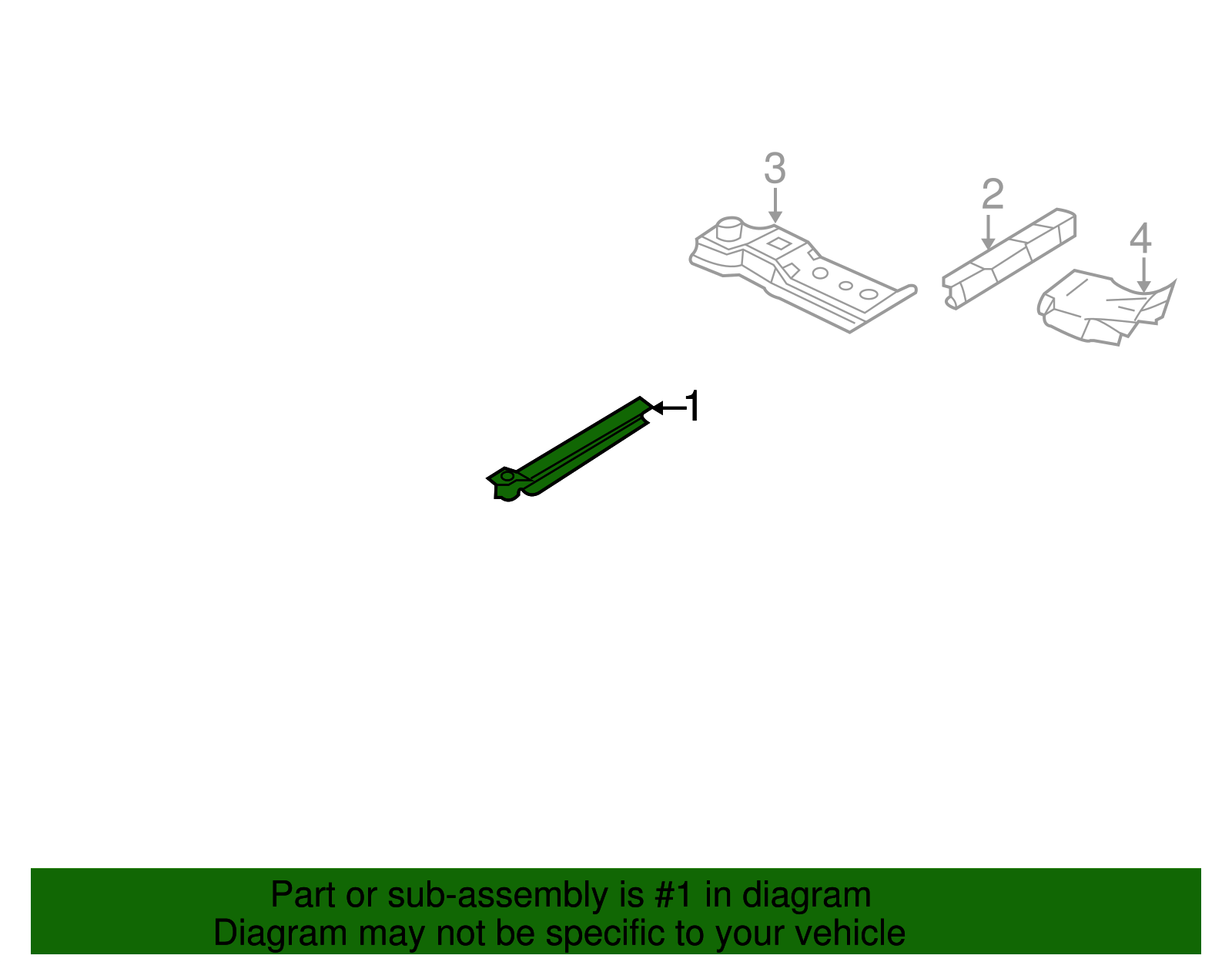 Seat Track - Volkswagen (1J0-803-251)