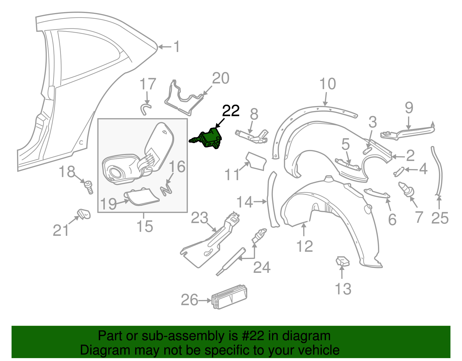 Lock Actuator - Volkswagen (1C0-810-773)