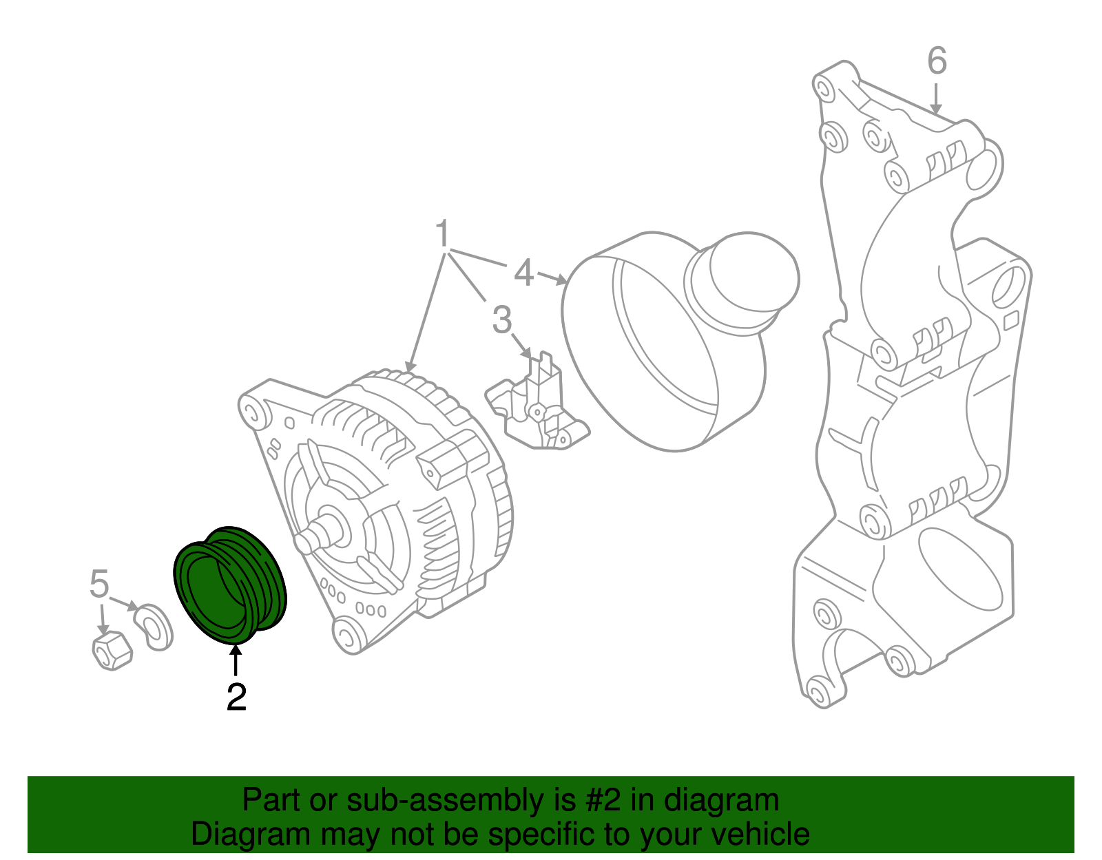 Alternator Pulley - Volkswagen (022-903-119-C)