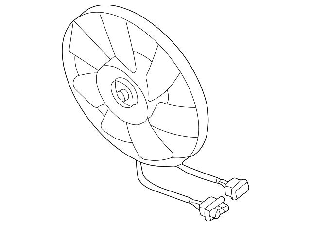 Fan Assembly - Volkswagen (1C0-959-455-A)