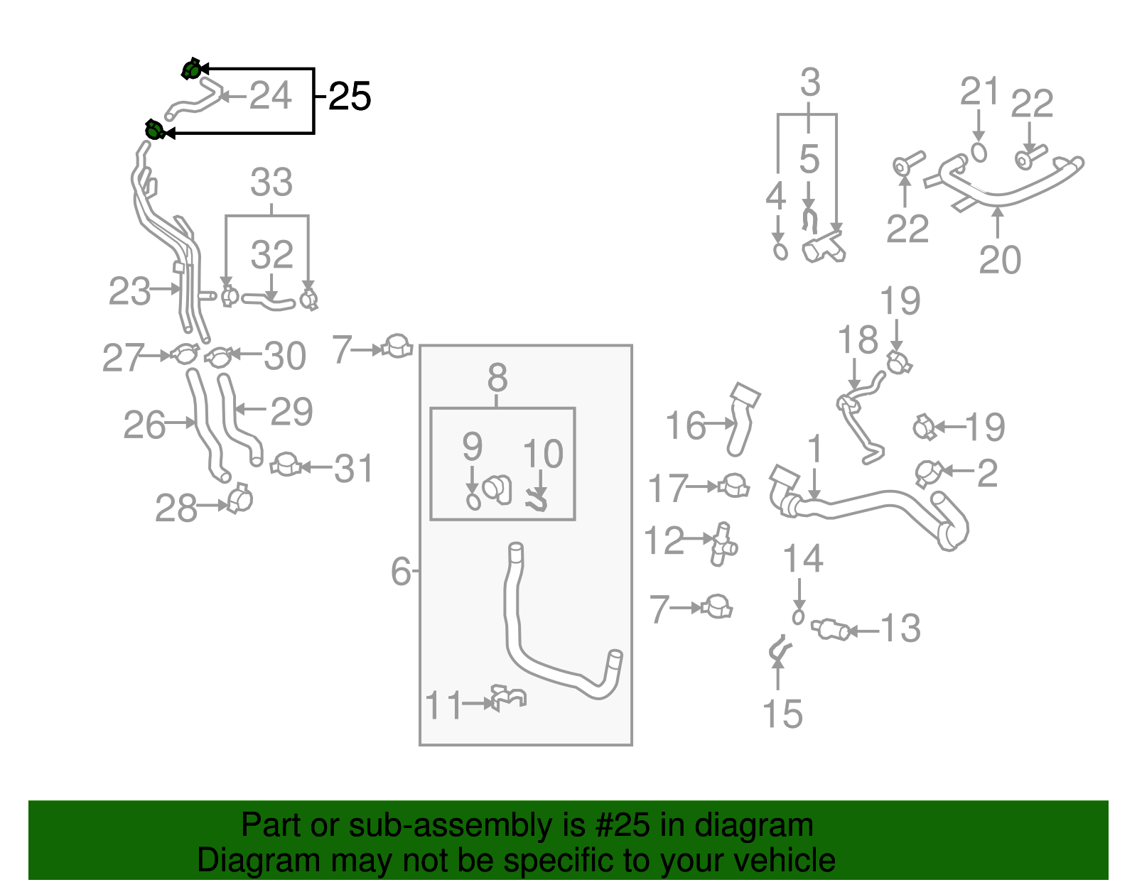 Reservoir Hose Clamp - Volkswagen (N-906-869-02)