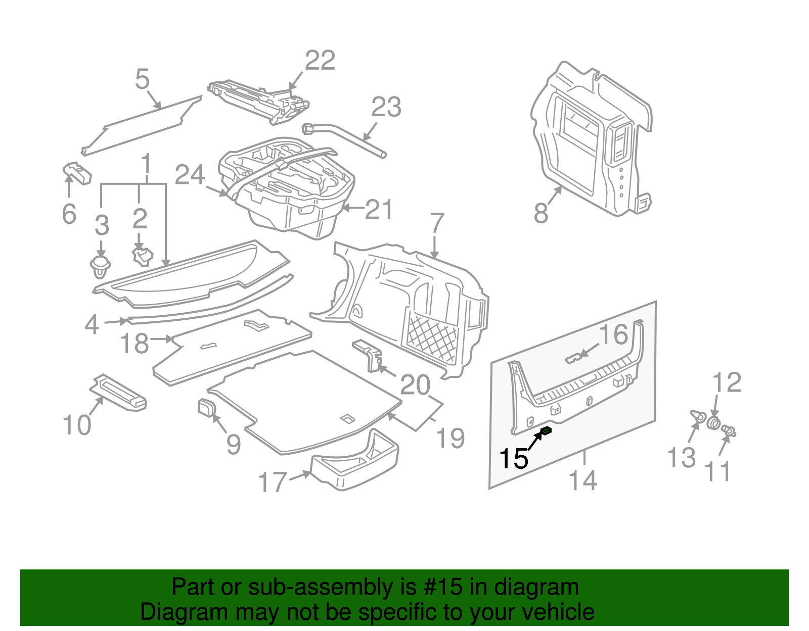 Rear Body Trim Clip - Volkswagen (373-867-646)