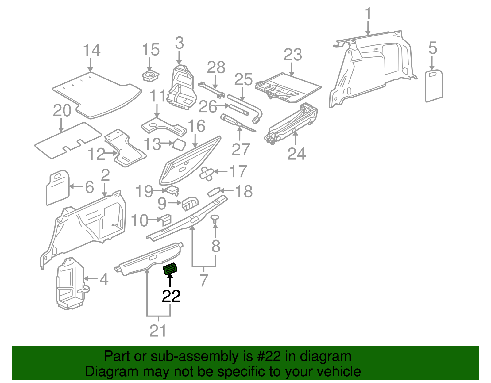 Grip - Volkswagen (3B9-867-799-B-U71)