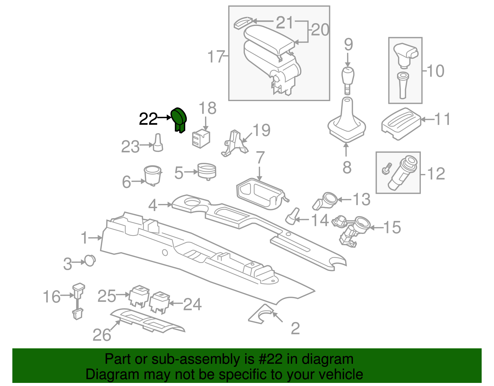 Hinge Cover - Volkswagen (1C0-864-279-C-08H)