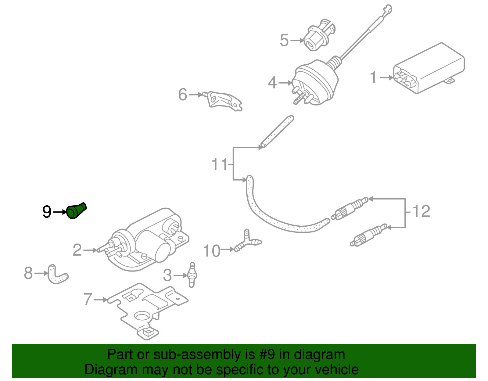 Connector Pipe Grommet - Volkswagen (411-941-189)