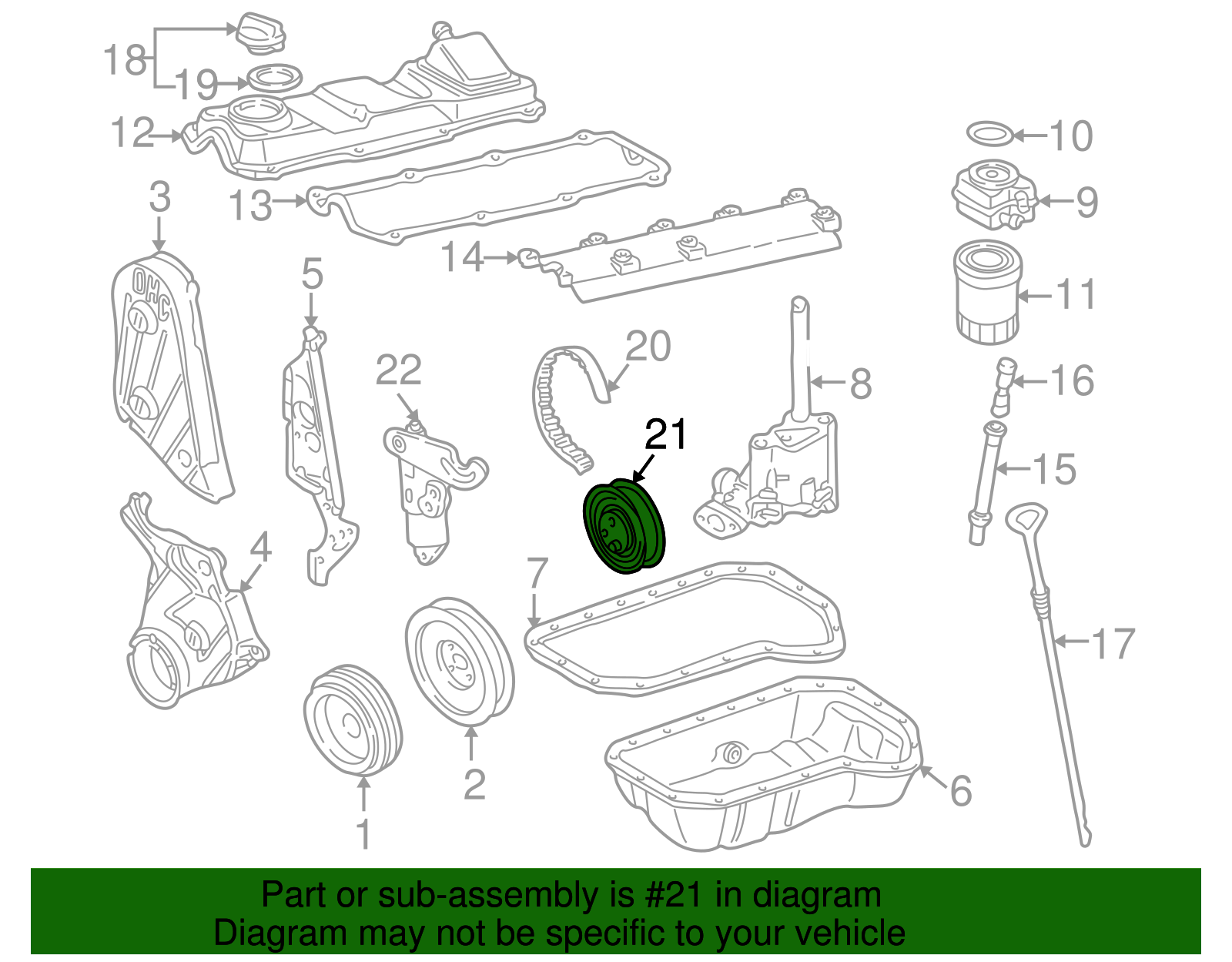 Engine Timing Belt Tensioner - Volkswagen (026-109-243-J)