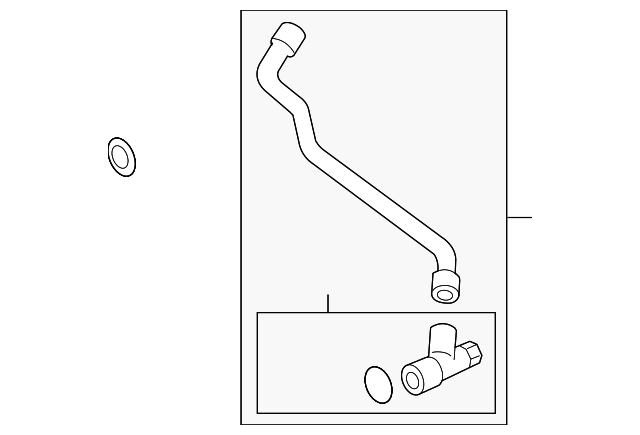 Lower Hose - Volkswagen (1C0-122-051-G)