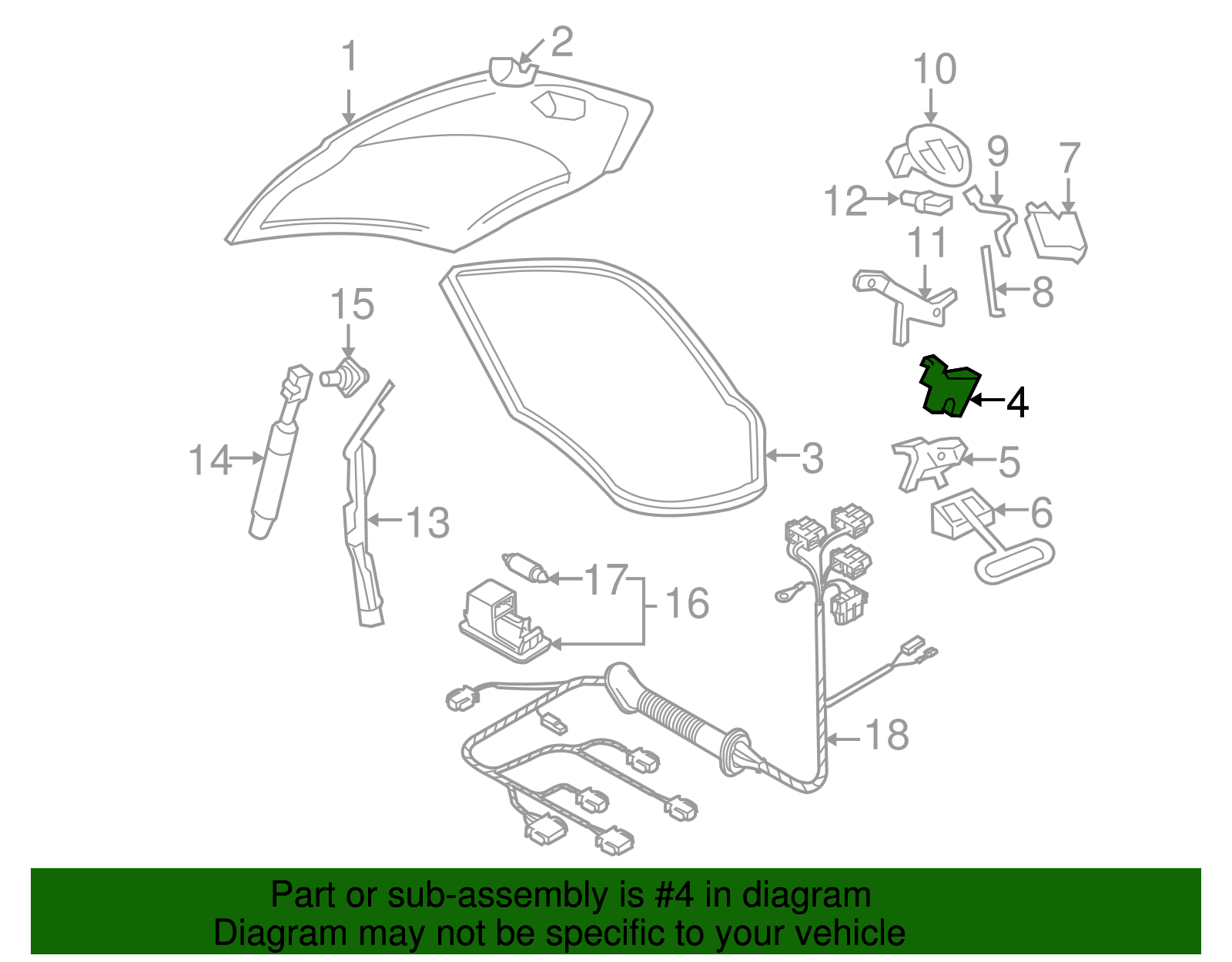 Lock - Volkswagen (1C0-827-505-E-01C)