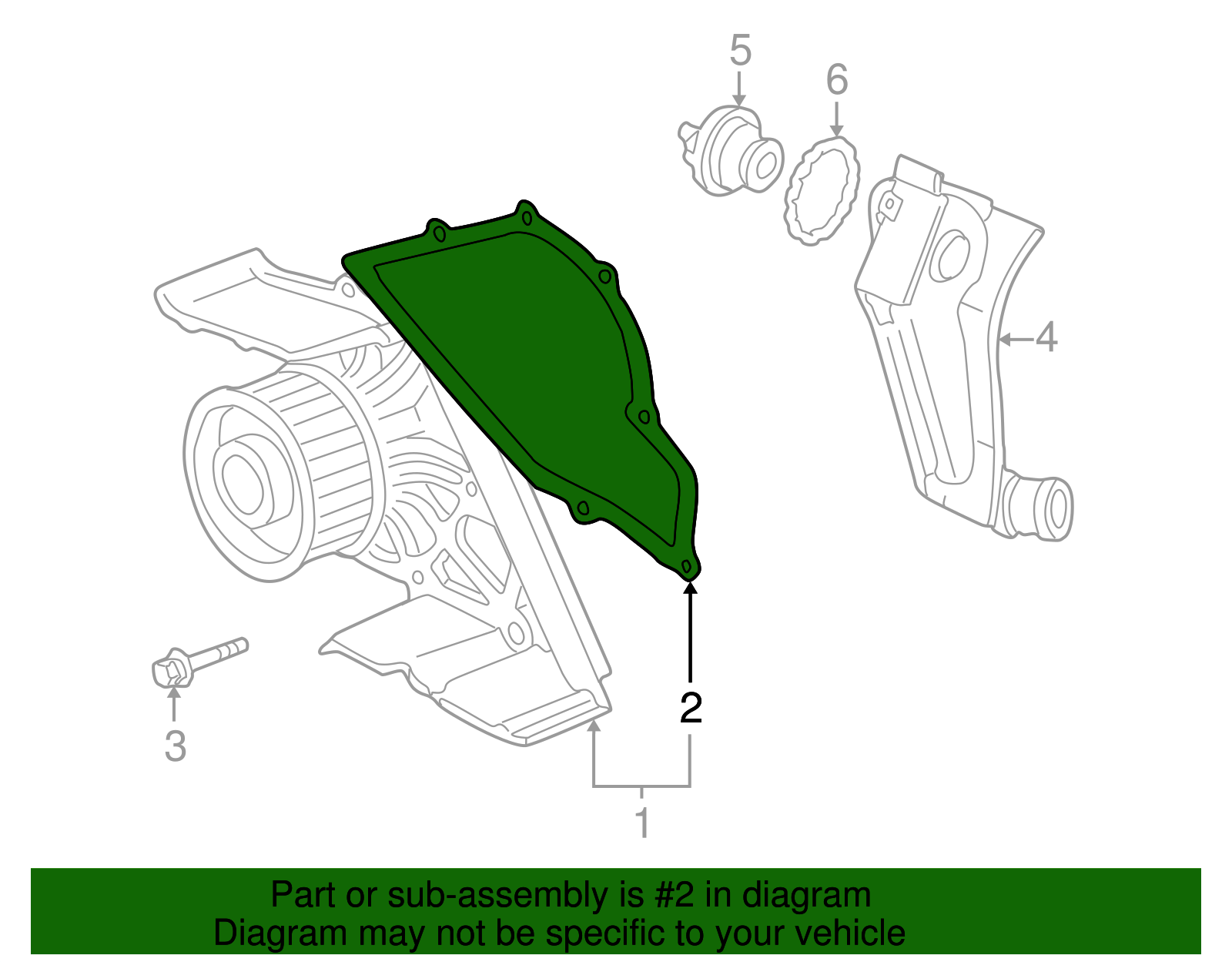 Gasket - Volkswagen (078-121-043-A)