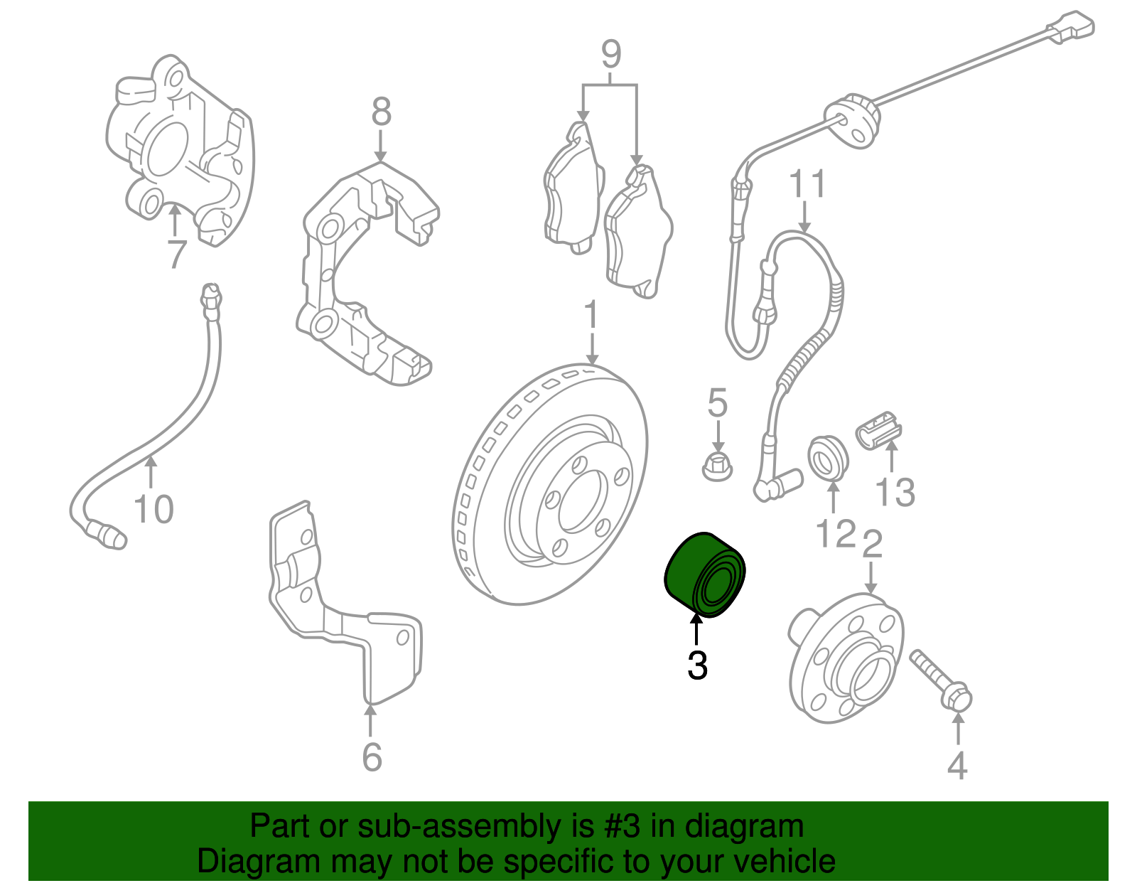 Front Wheel Bearing - Volkswagen (4B0-498-625)