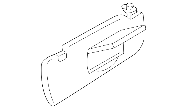 Sun-Visor - Volkswagen (3B0-857-552-E-X14)