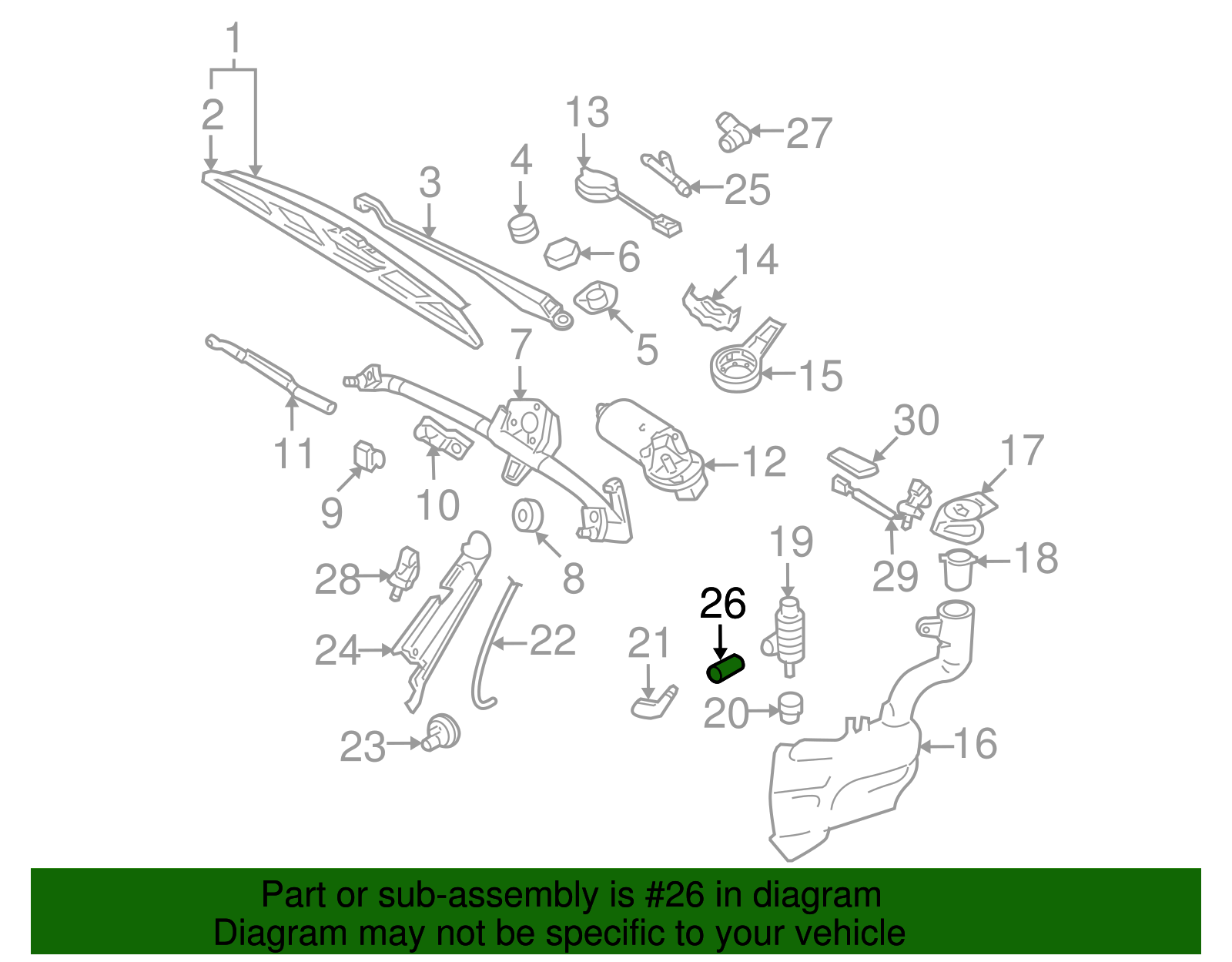 Connector Hose - Volkswagen (443-955-665)
