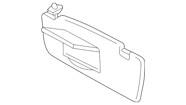 Sun-Visor - Volkswagen (3B0-857-551-E-X14)