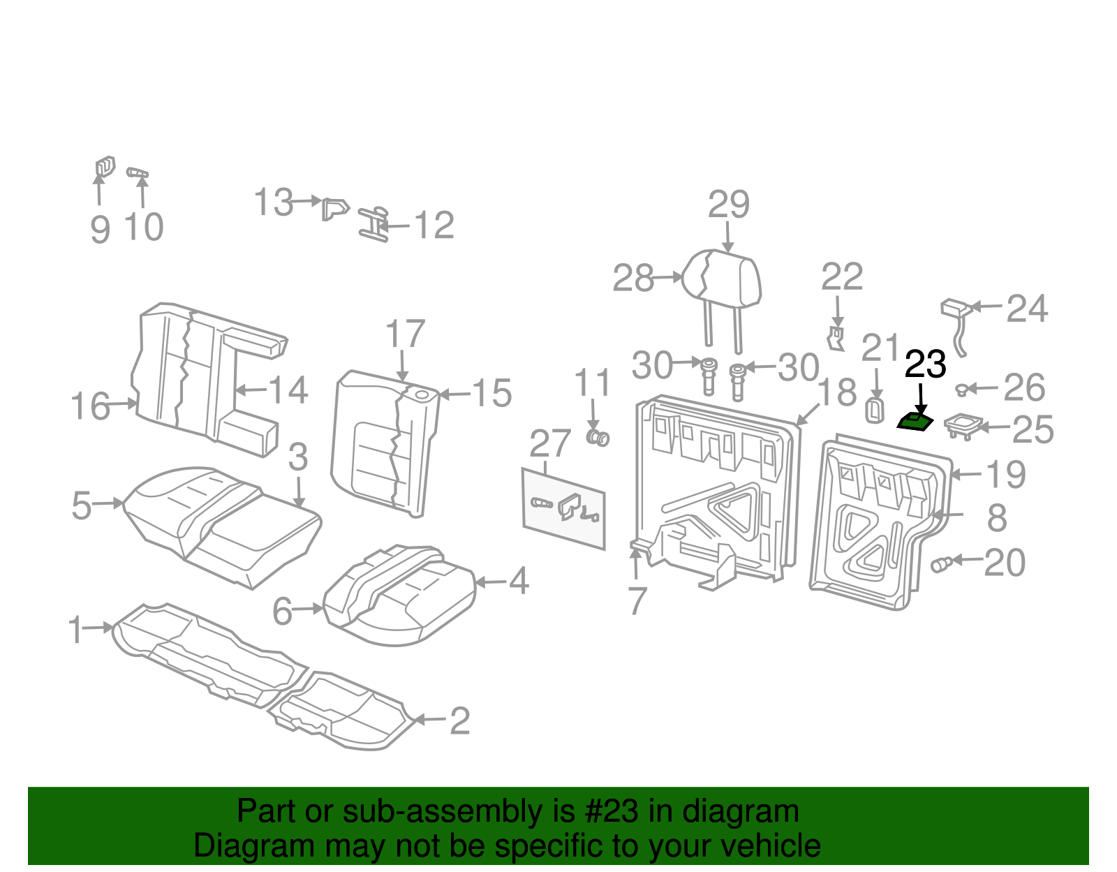 Retainer - Volkswagen (3C9-885-557-Q70)