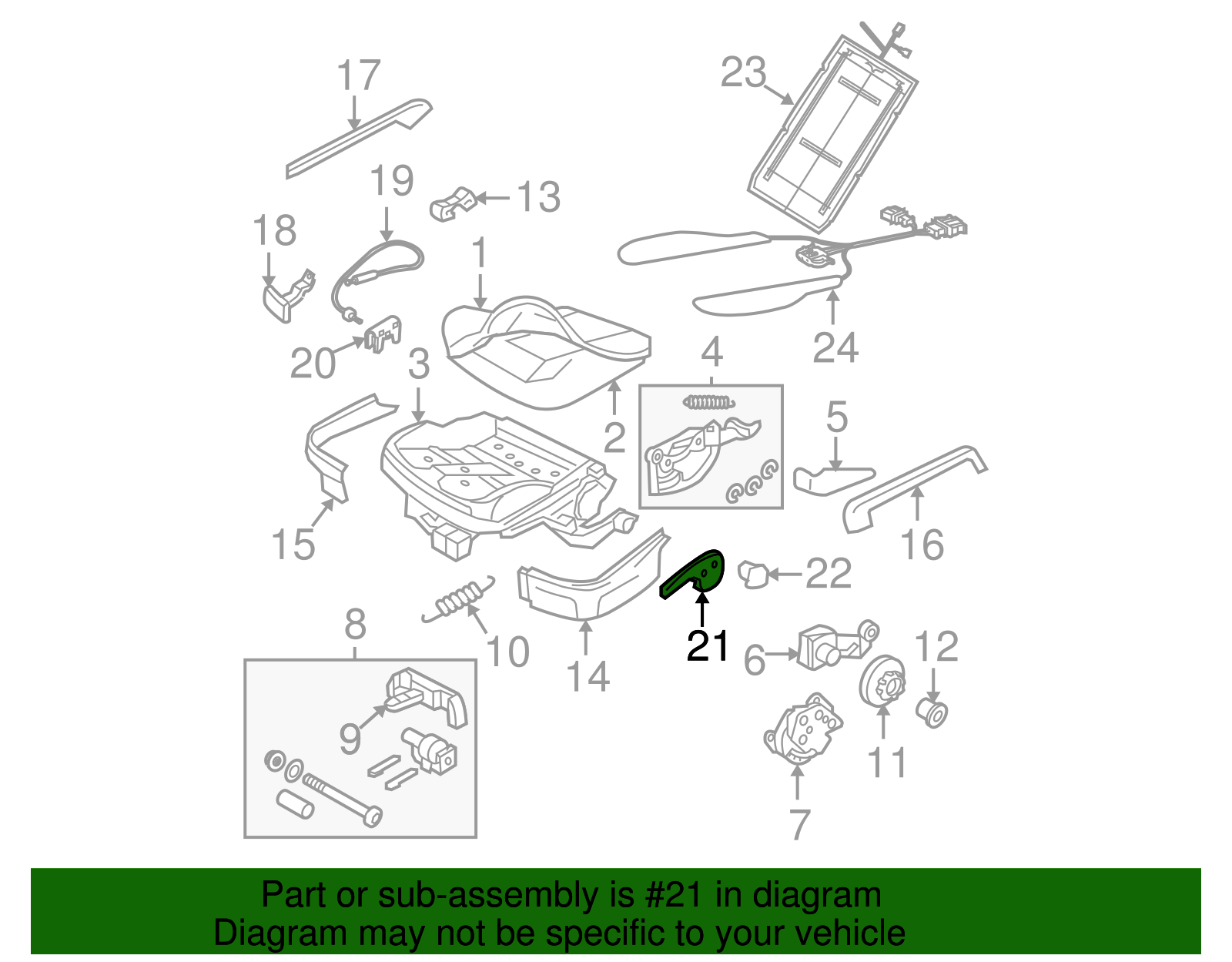 Adjust Lever - Volkswagen (1J0-882-251-B41)