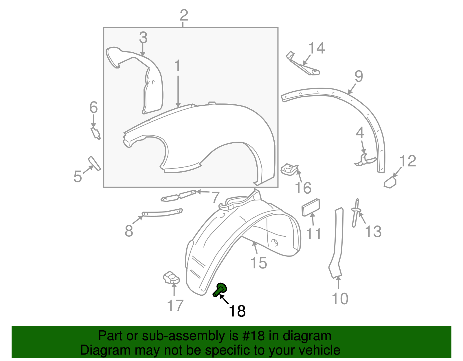 Fender Liner Screw - Volkswagen (N-907-750-01)