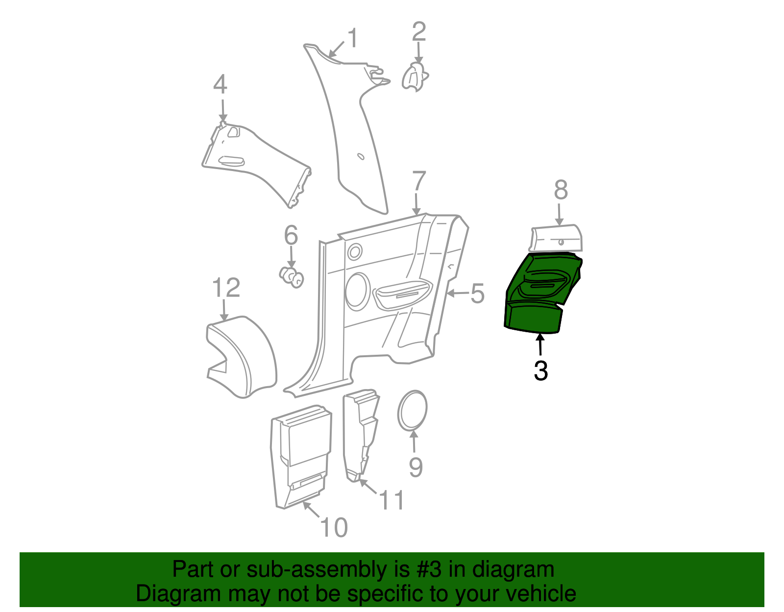 Lower Pad - Volkswagen (1C0-868-301-C)