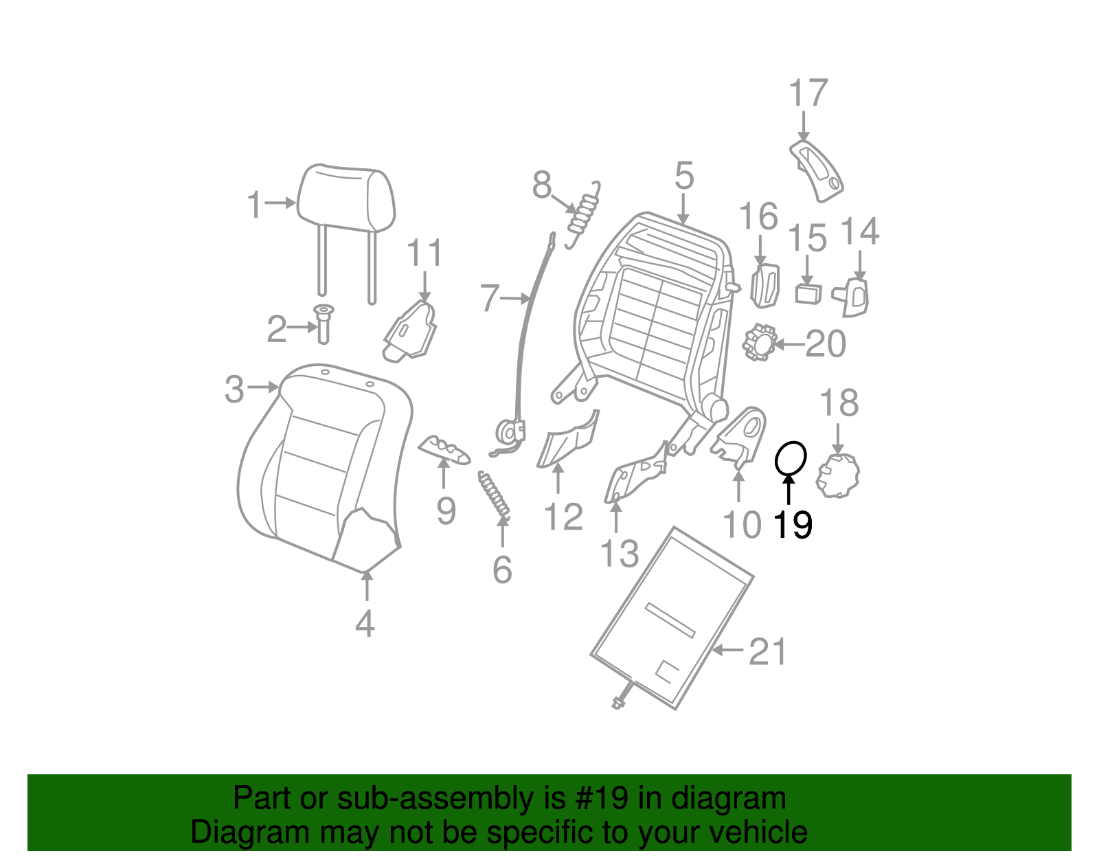 Knob Spacer Ring - Volkswagen (1J0-881-493)