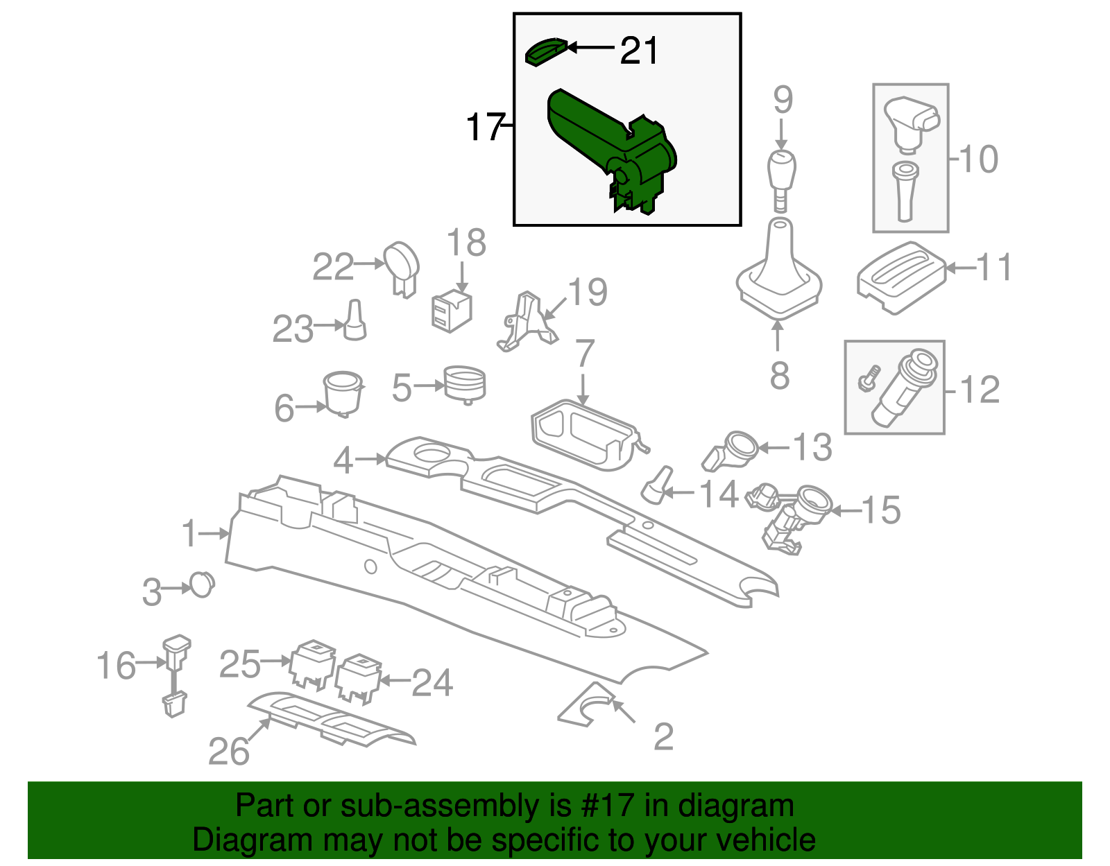 Armrest Assembly - Volkswagen (3B0-864-209-R-HSZ)