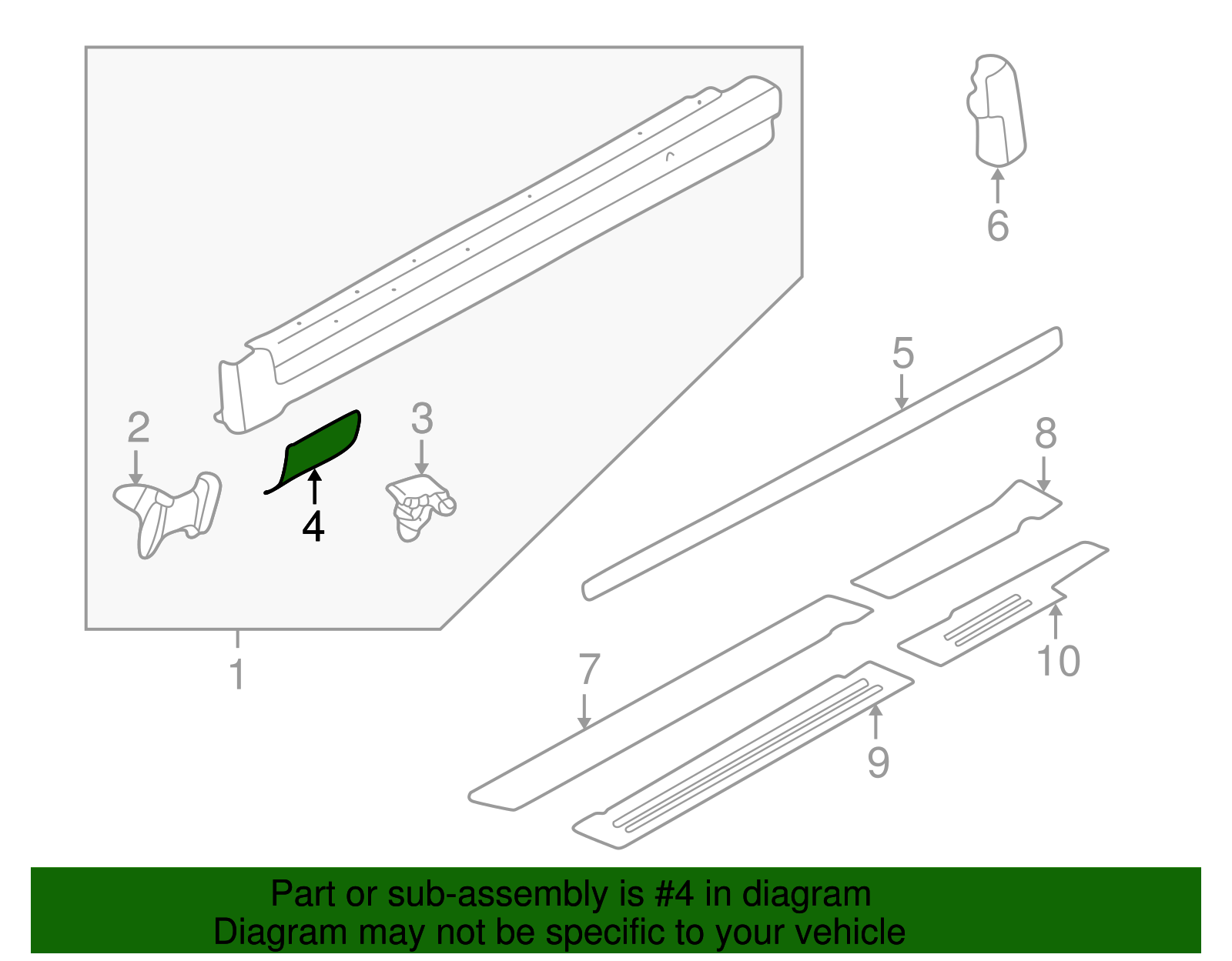 Flap - Volkswagen (3B0-853-918-B41)