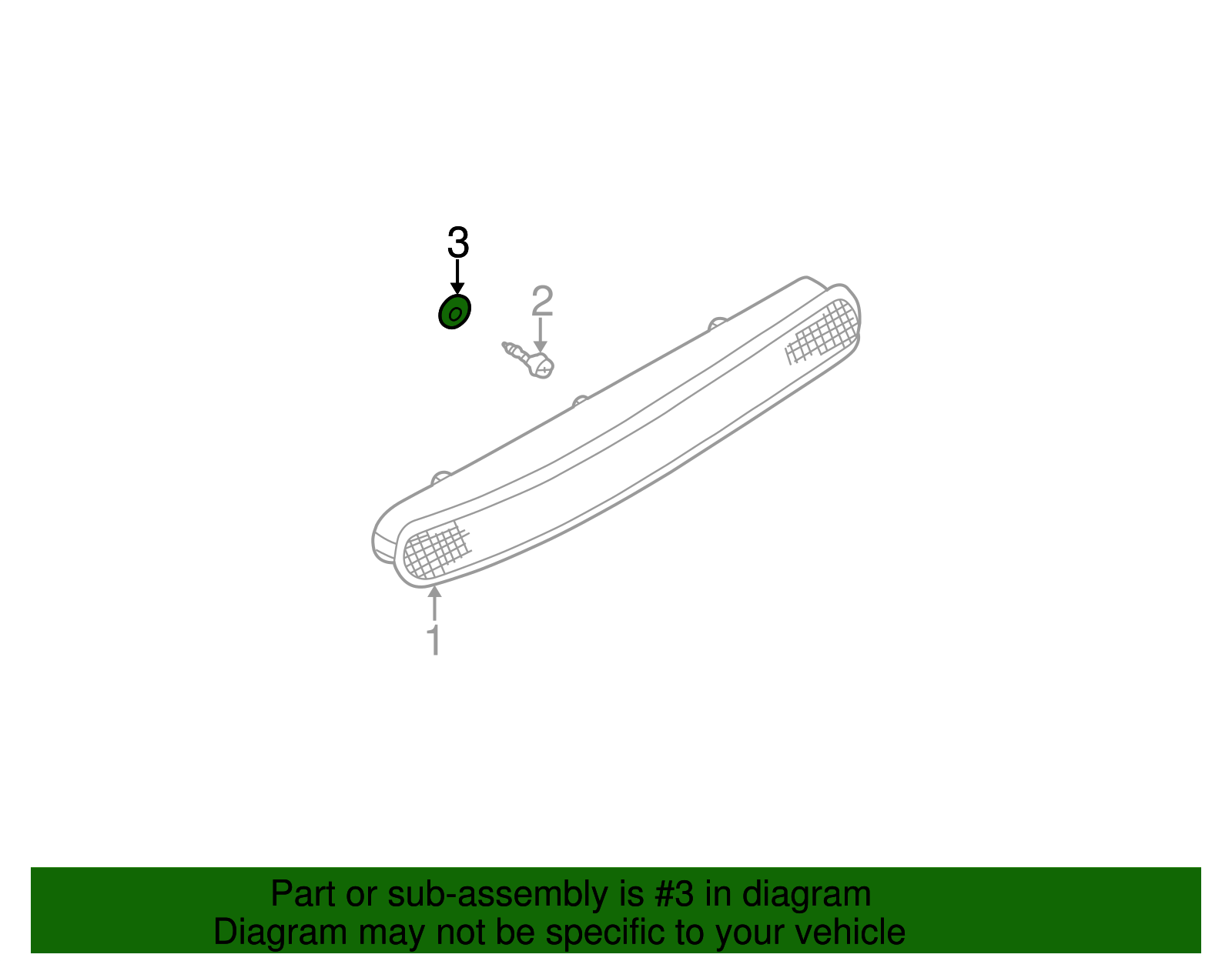 High Mount Lamp Washer - Volkswagen (N-011-522-21)