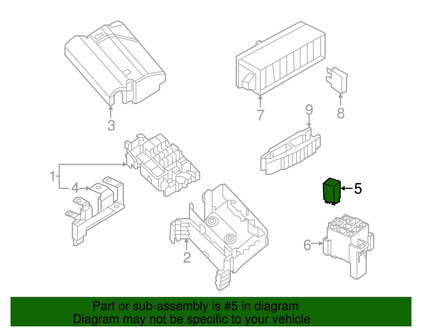 Accessory Power Relay - Volkswagen (4H0-951-253-A)