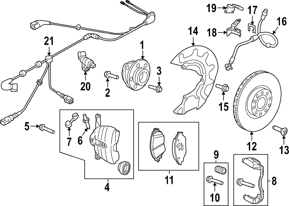 Brake Bleeder Screw - Volkswagen (357-615-273)