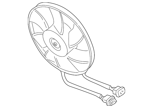 Fan Assembly - Volkswagen (1C0-959-455-C)
