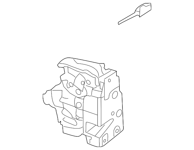 Door Lock Actuator Motor - Volkswagen (3B1-837-015-AS)