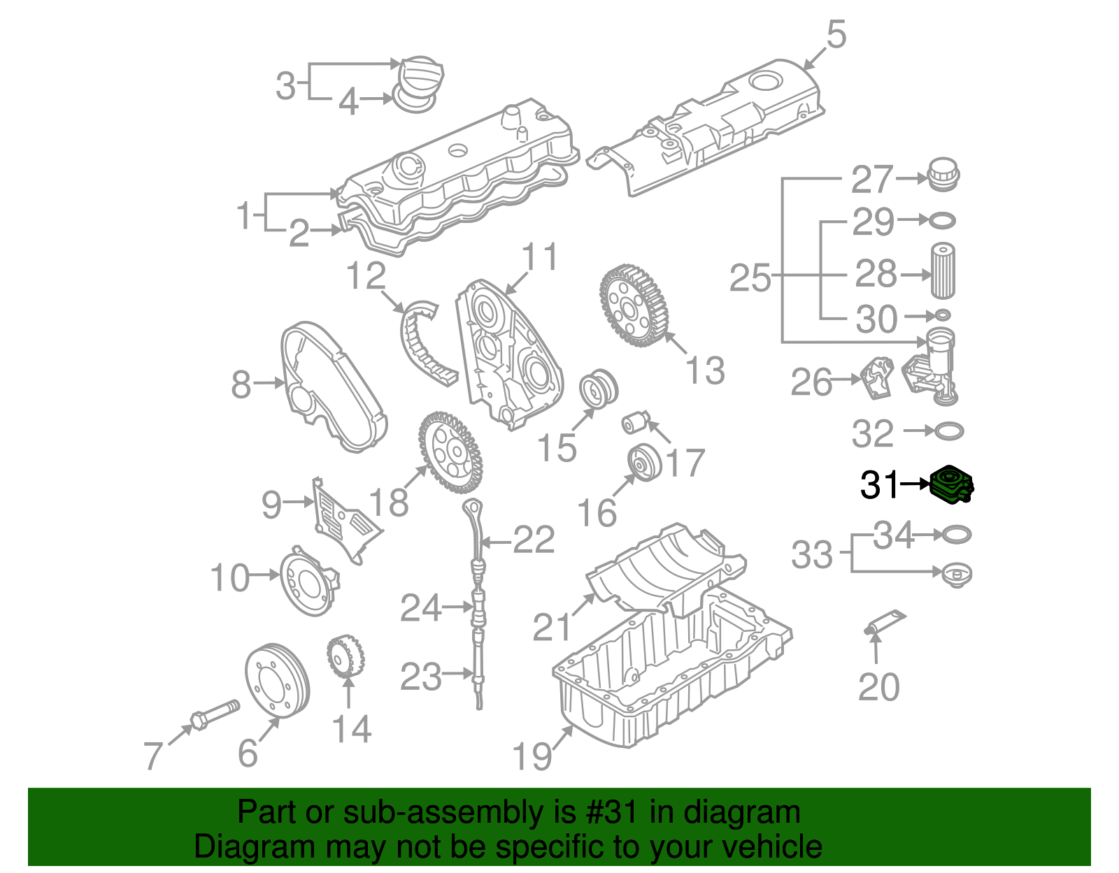 Oil Cooler - Volkswagen (068-117-021-B)