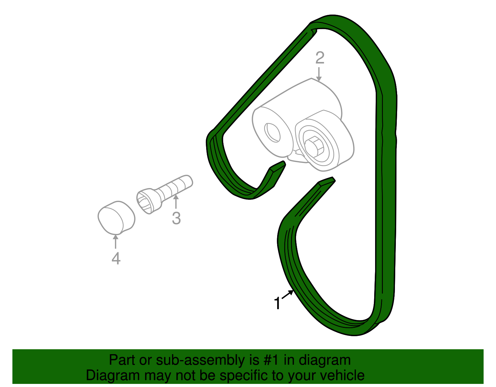Serpentine Belt - Volkswagen (078-903-137-BC)
