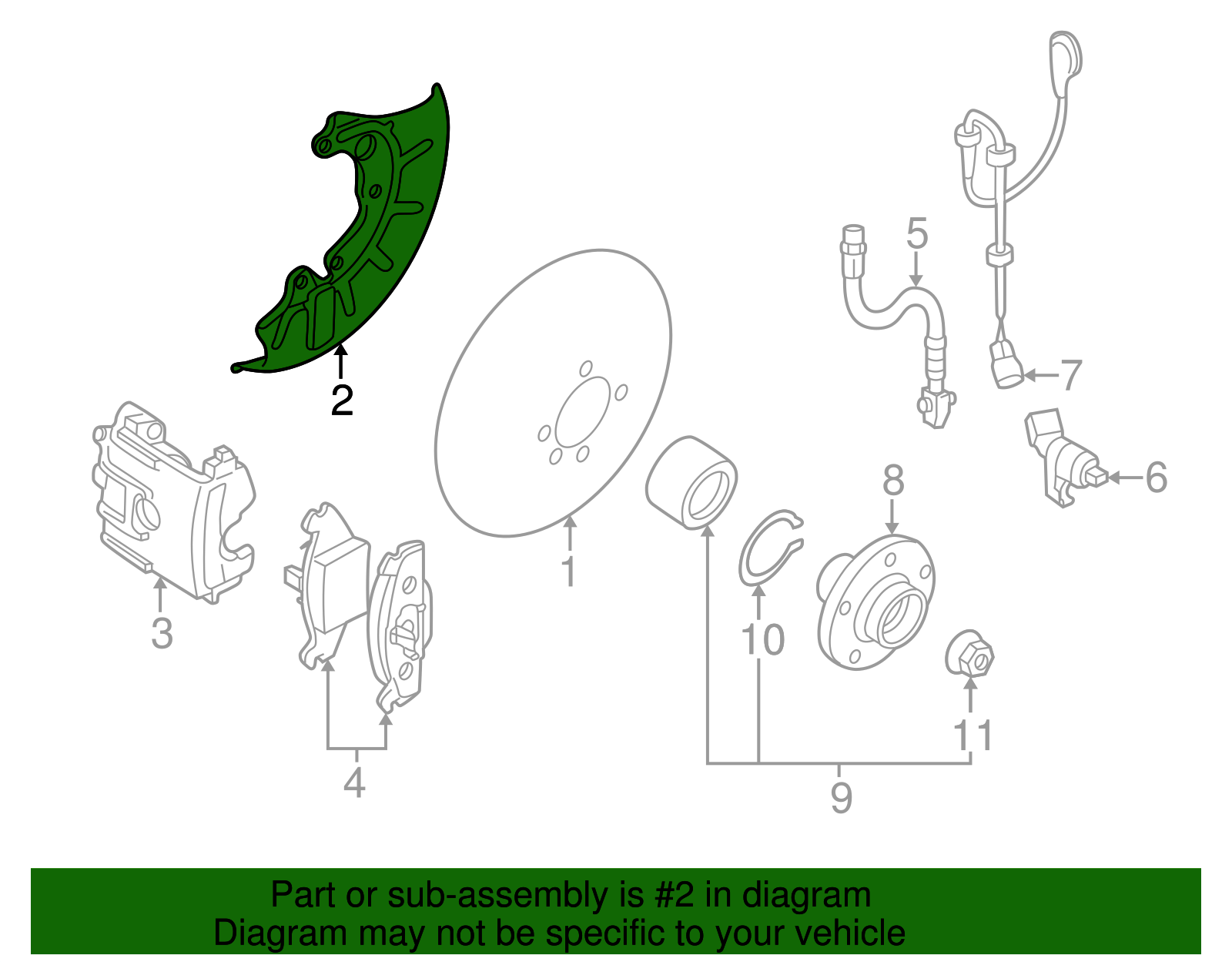 Splash Shield - Volkswagen (1J0-615-311-A)