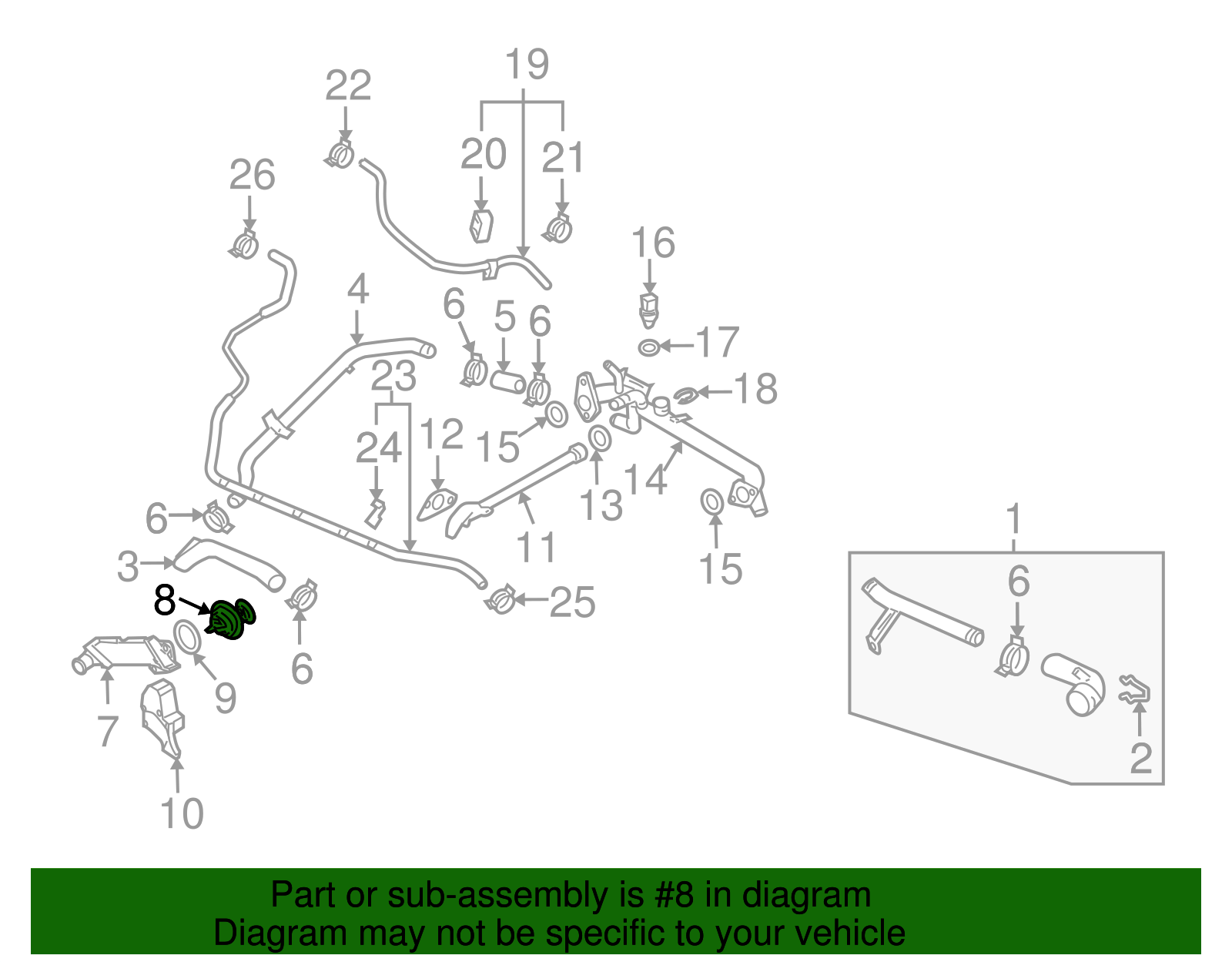 Thermostat - Volkswagen (077-121-113-D)