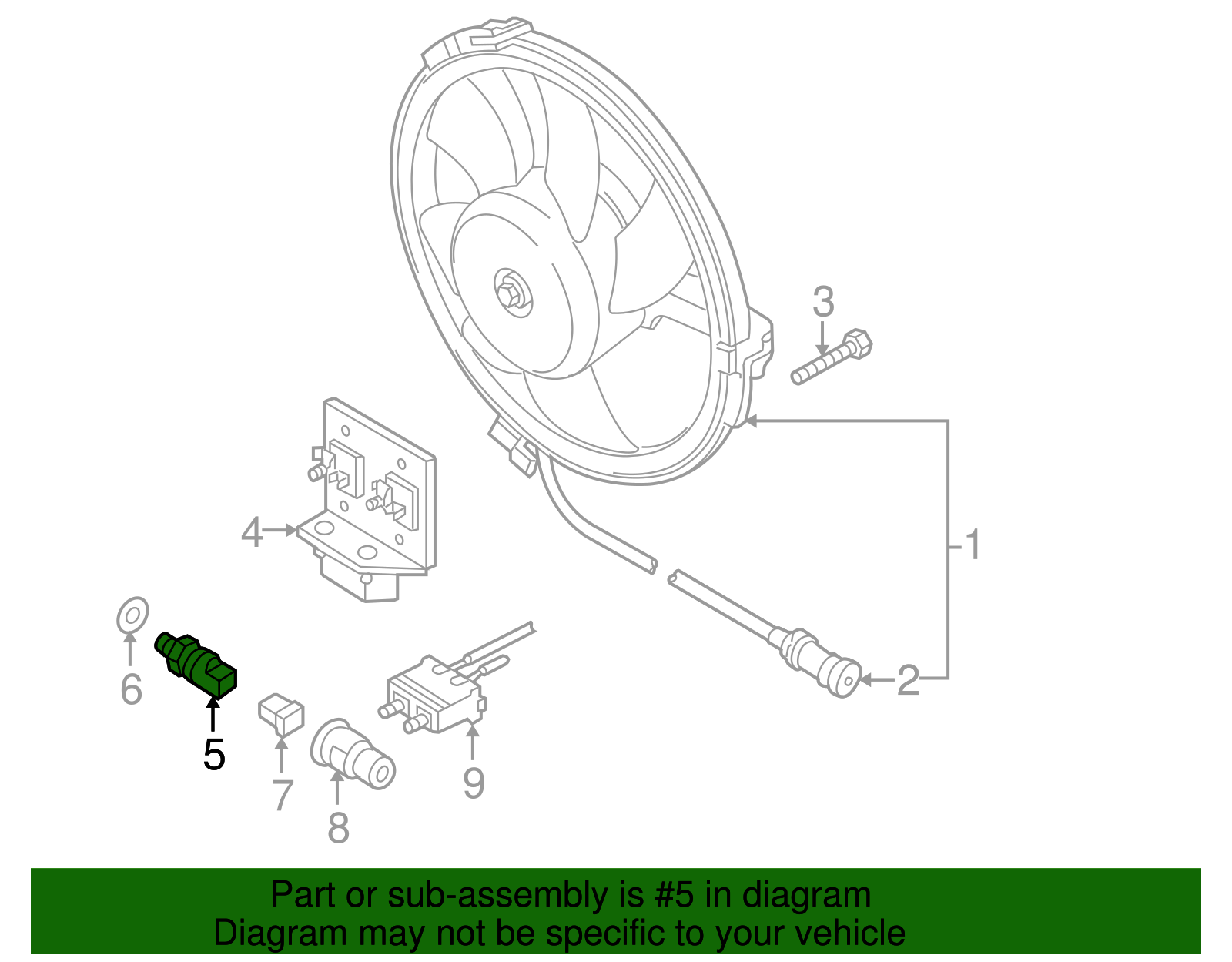 Thermo Switch - Volkswagen (8D0-959-481-B)