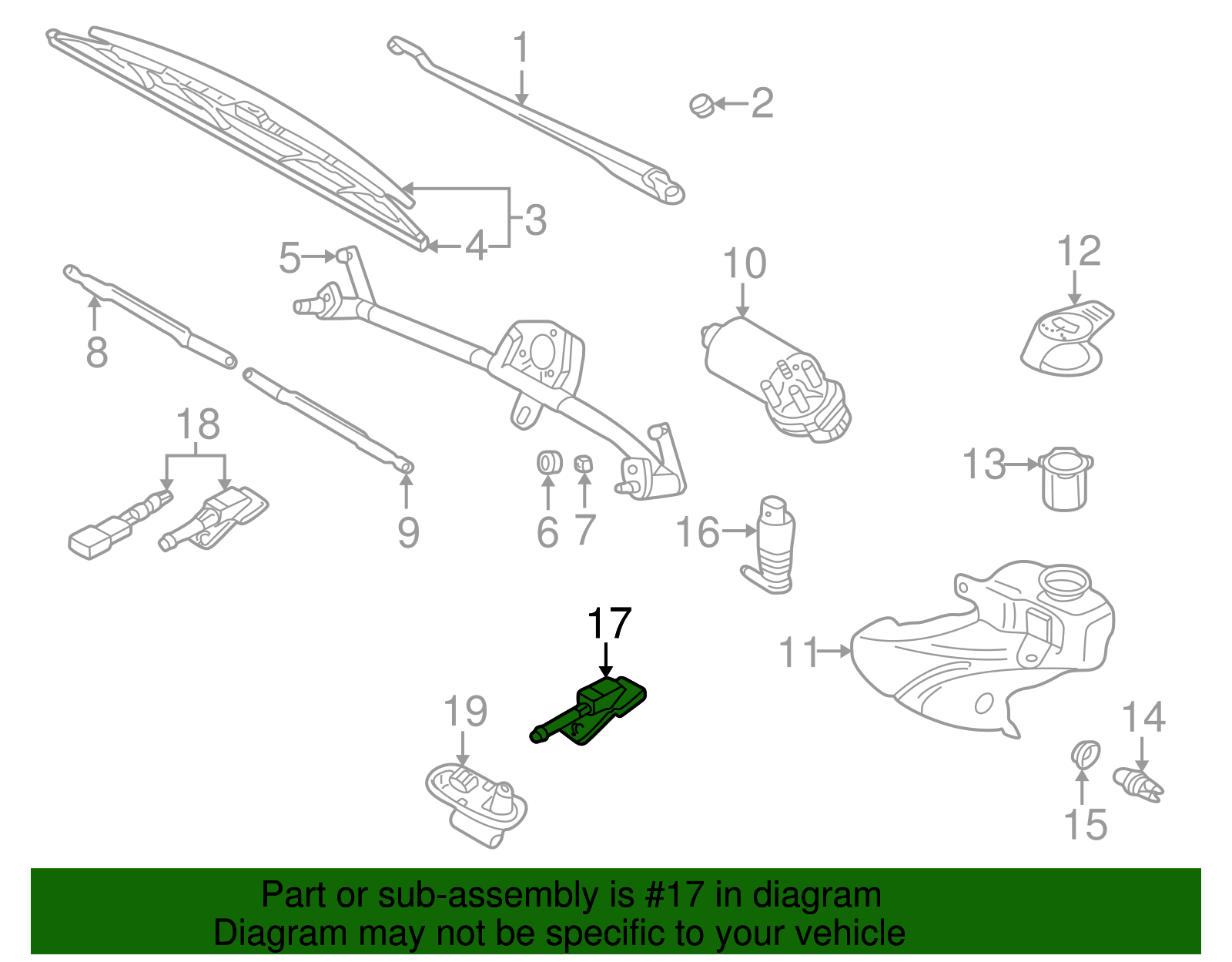 Nozzle - Volkswagen (6E0-955-985)