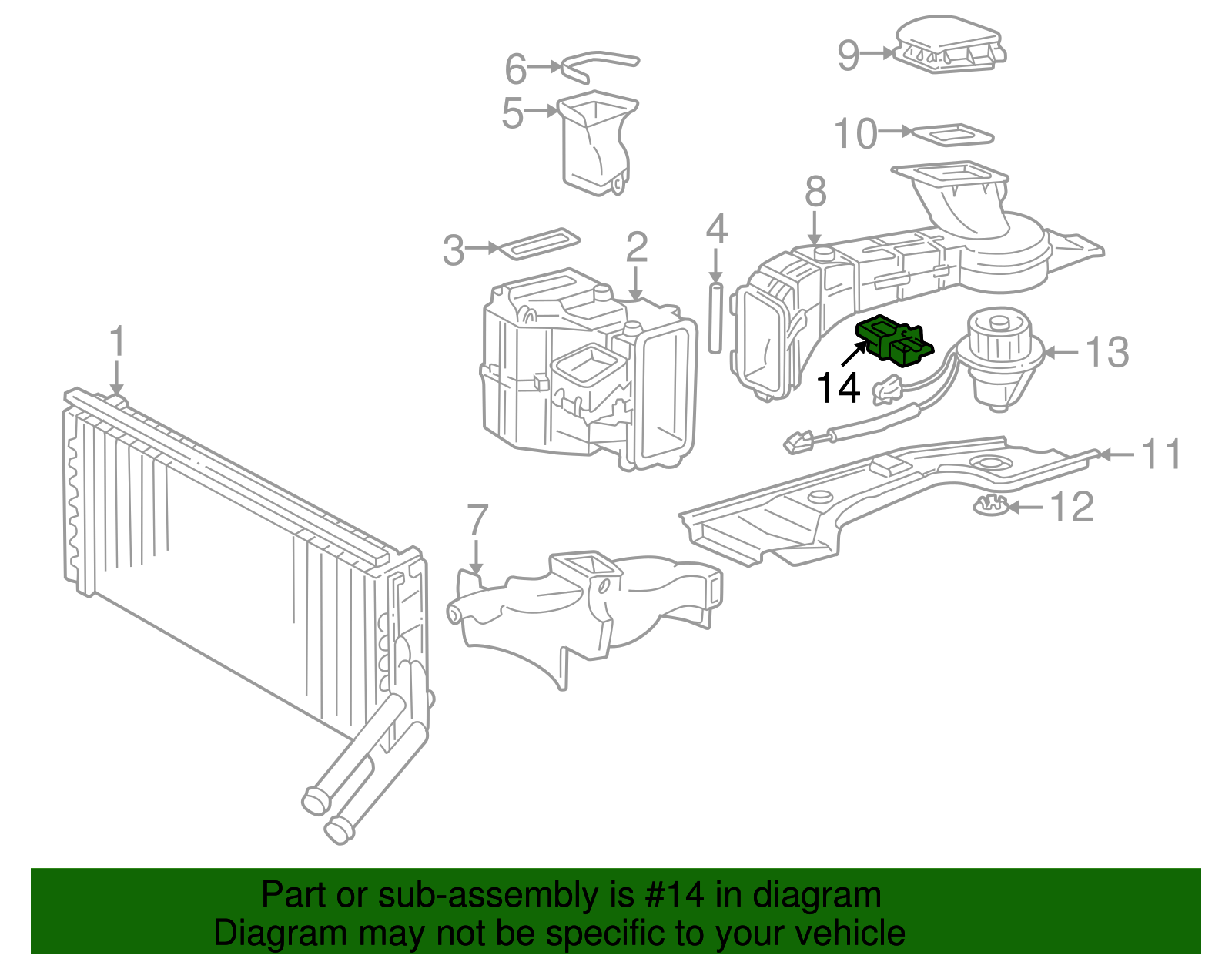 Resistor - Volkswagen (1H0-959-263)