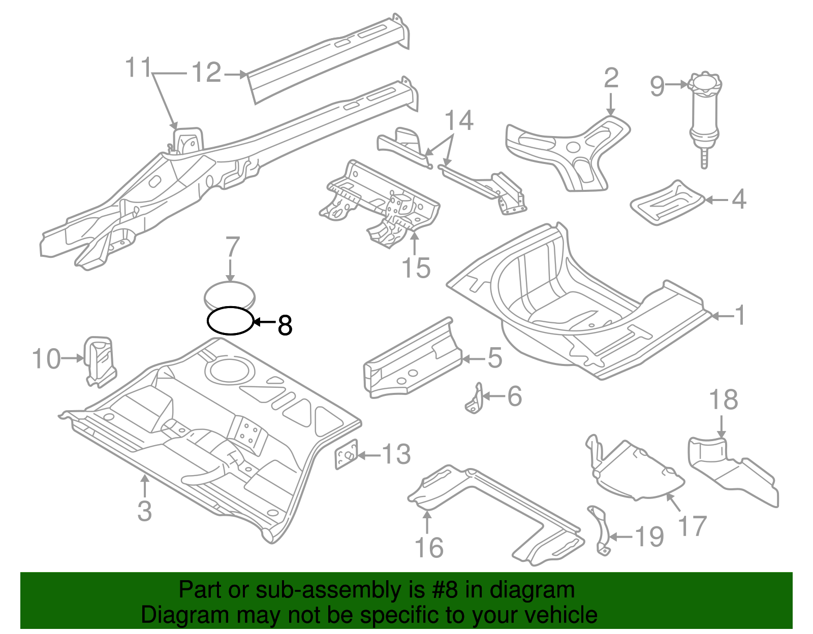 Access Cover Seal - Volkswagen (321-803-963)