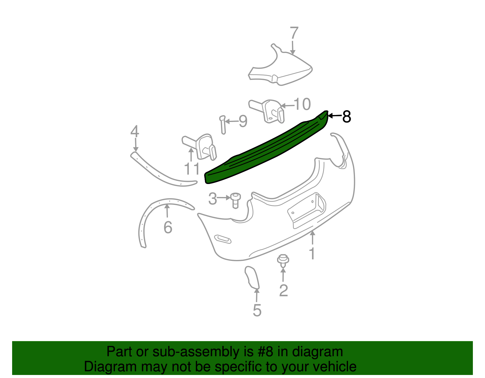 Impact Bar - Volkswagen (1C0-807-305-N)