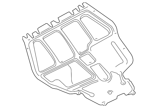 Center Shield - Volkswagen (1J0-825-236-G)