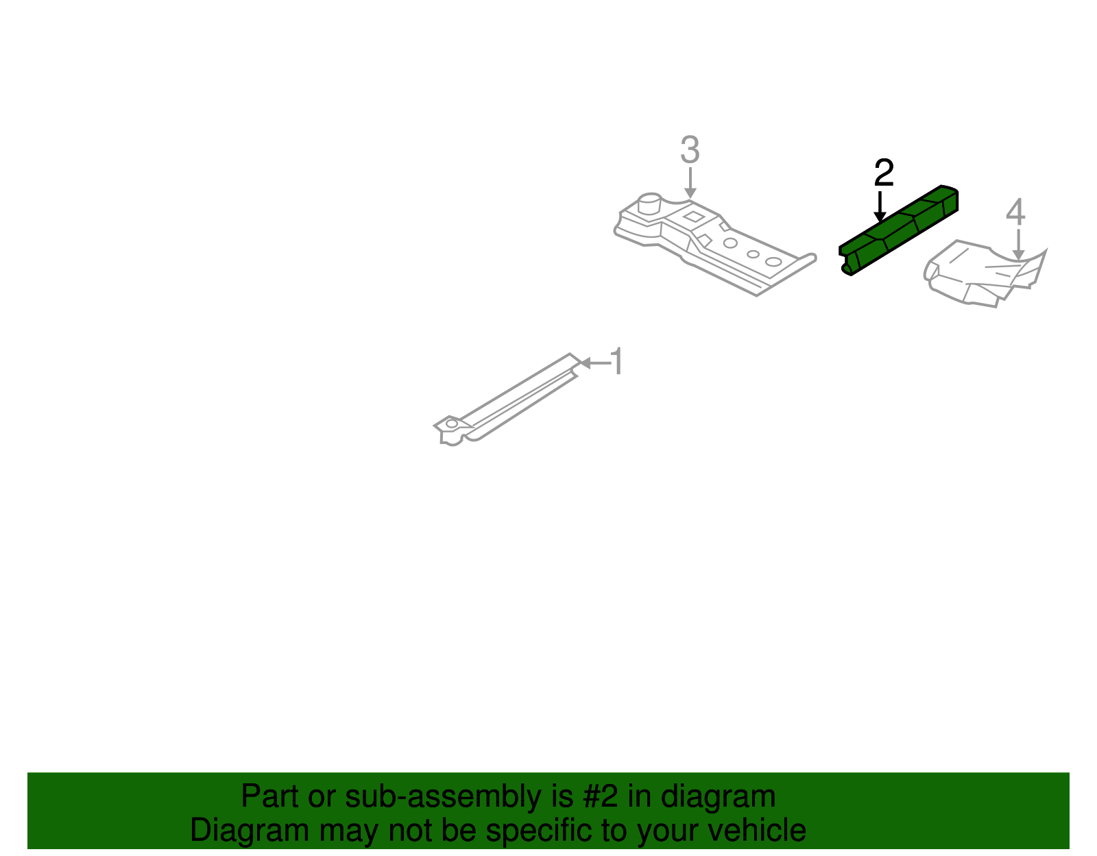 Seat Track - Volkswagen (1J0-802-259)