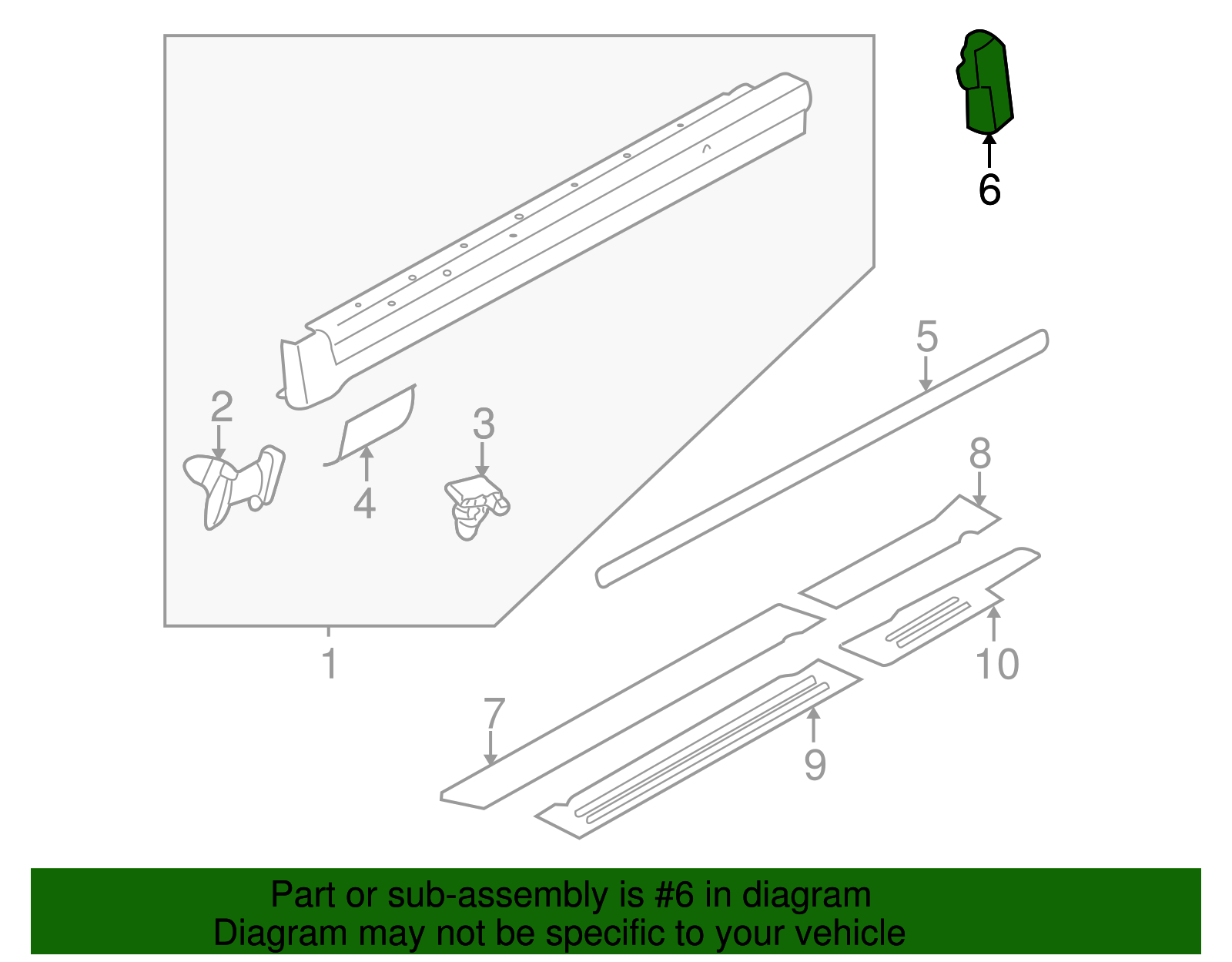 Extension - Volkswagen (3B0-853-897-A-B41)