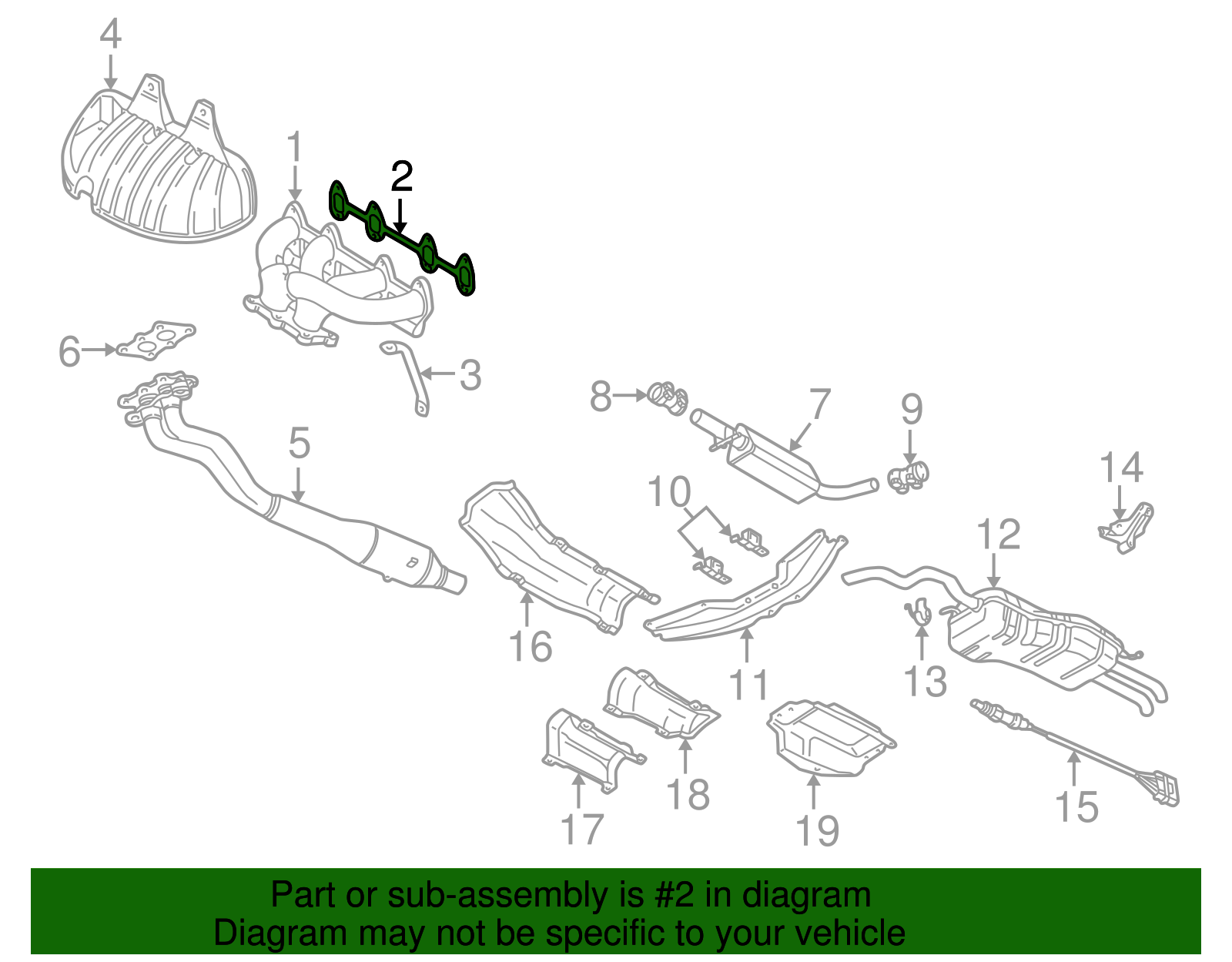 Manifold Gasket - Volkswagen (06A-253-039-L)