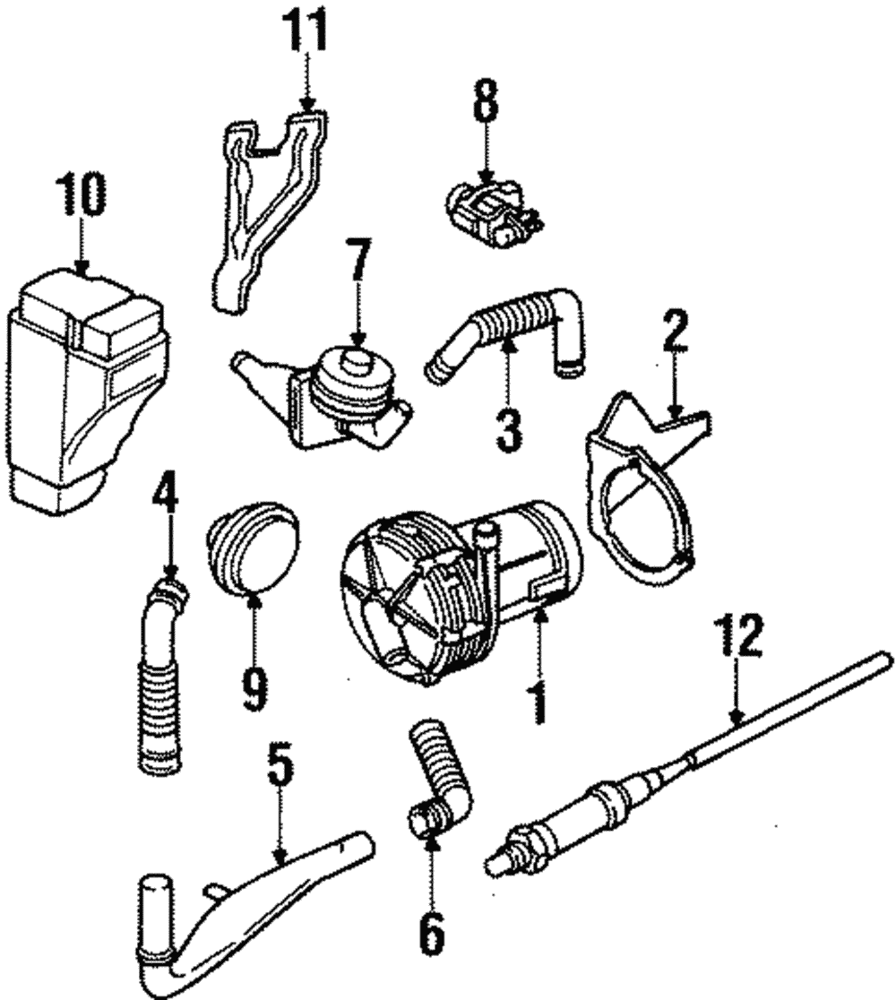 Vapor Canister Bracket - Volkswagen (1H0-201-827-01C)