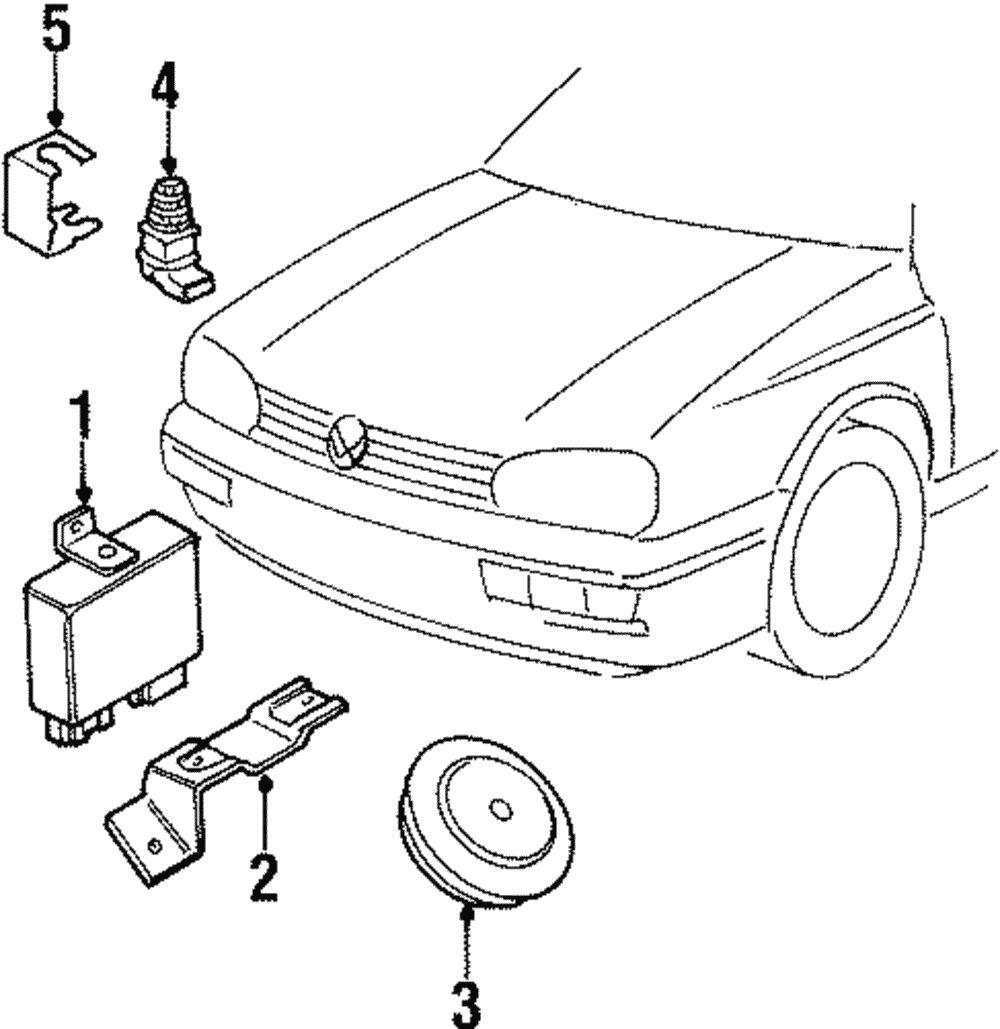 Alarm Switch - Volkswagen (191-953-236)