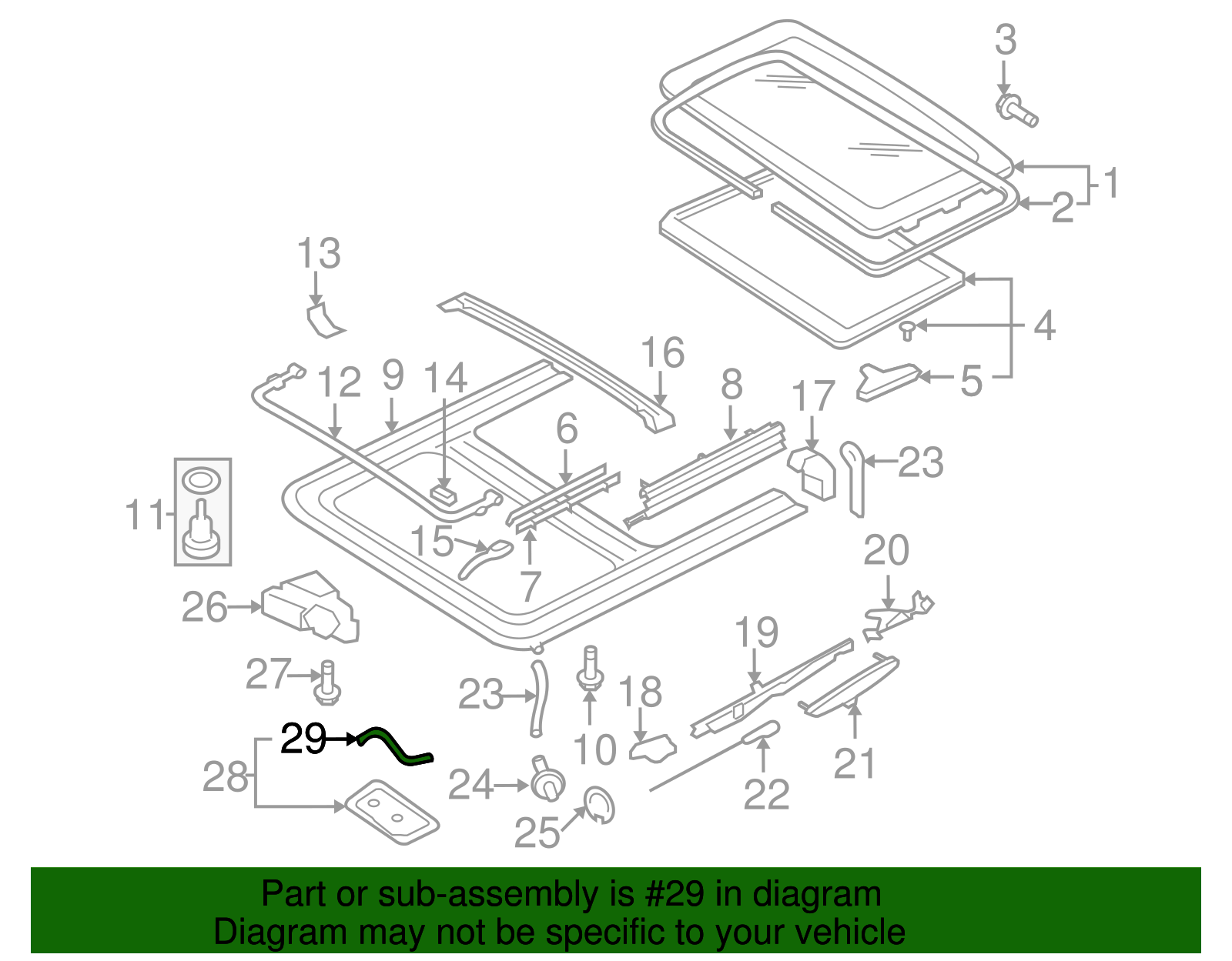 Crank Handle - Volkswagen (1C0-877-849)