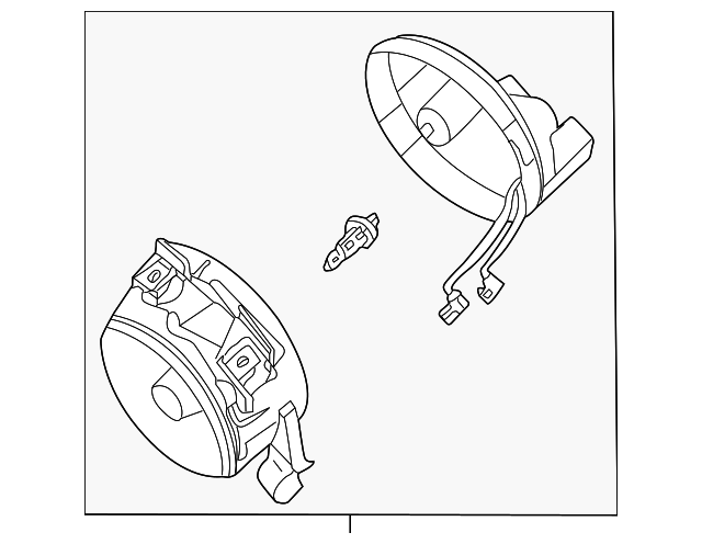Fog Lamp Assembly - Volkswagen (1C0-941-700-A)