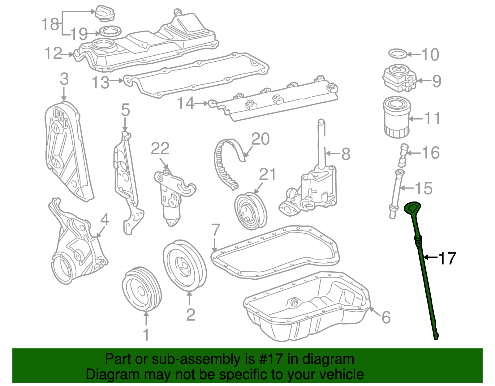 Dipstick - Volkswagen (027-115-611-C)