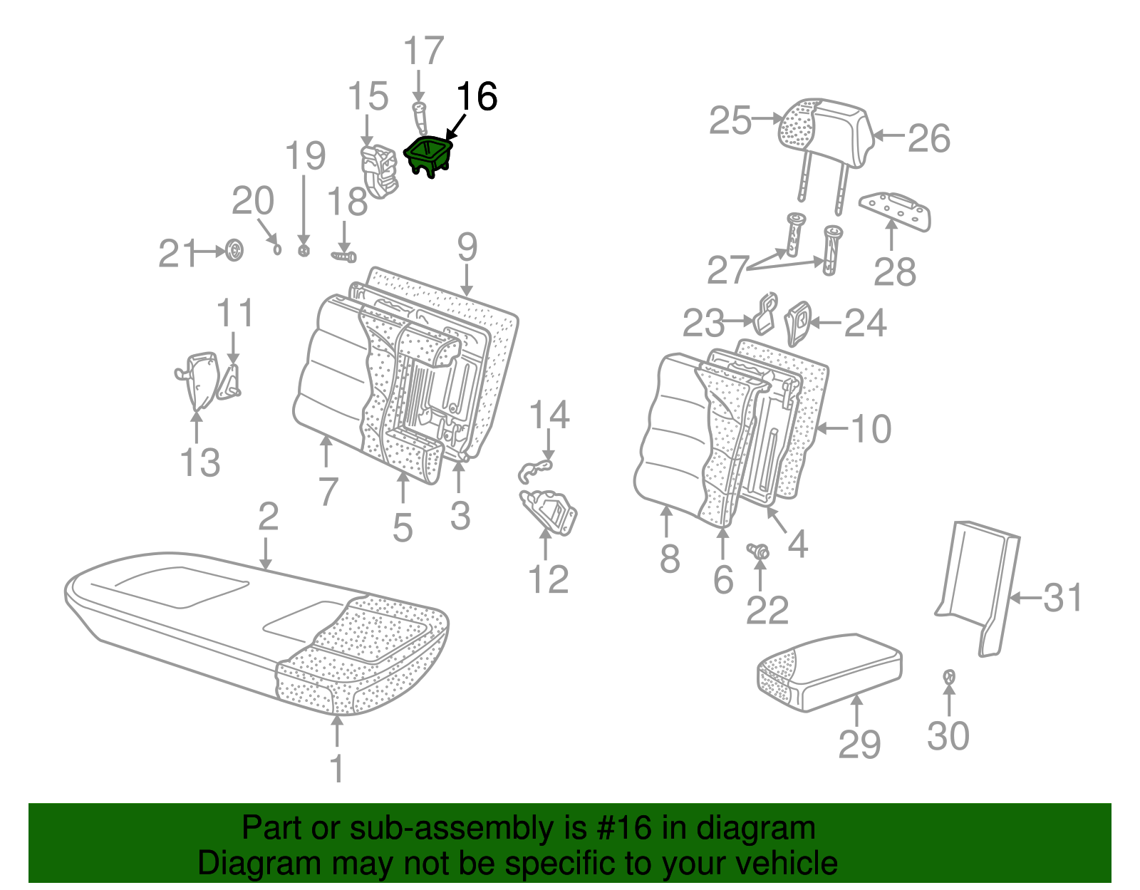 Lock Bezel - Volkswagen (3B5-885-747-B-B41)